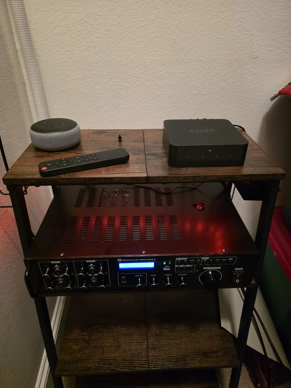 Rockville Rock Zone 8 Channel Multi Room Home Bluetooth Receiver/Amplifier | 8 Zone Volume Controls, 4000W Peak, 1000W RMS at 4 ohm, USB, Optical & Coaxial Inputs, RCA Outputs, Rack Mountable customer photo 1