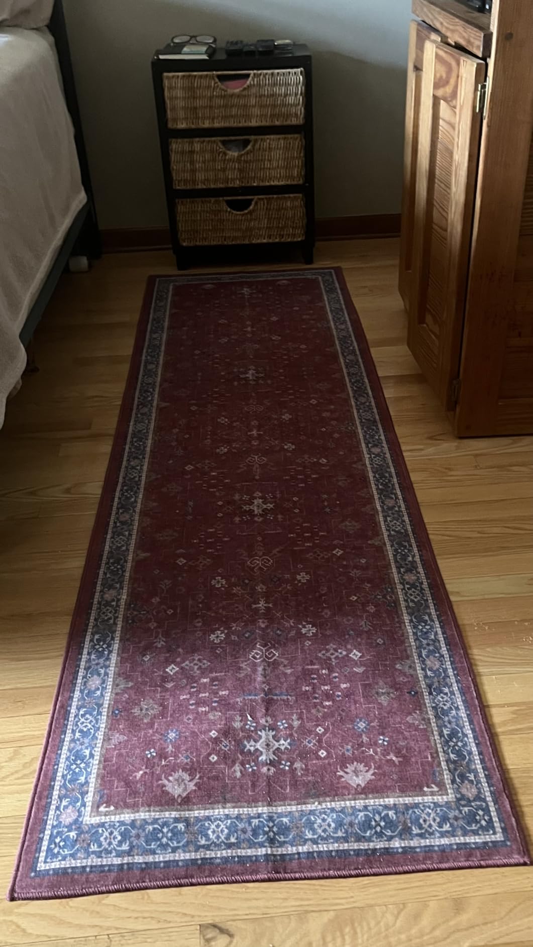 Black Farmhouse Washable 8x10 Area Rugs for Living Room, Bedroom, Dining Room Kitchen Table Rug for Under Table, Office, Dark Charcoal Tumble Stain Resistant Non-Slip Large Washable (8x10 Black/Multi) customer photo 1