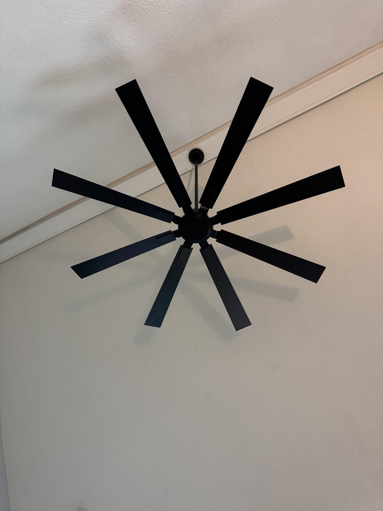 ZMISHIBO 72 Inch Ceiling Fan No Light with Remote Control, 8 Blades customer photo 1