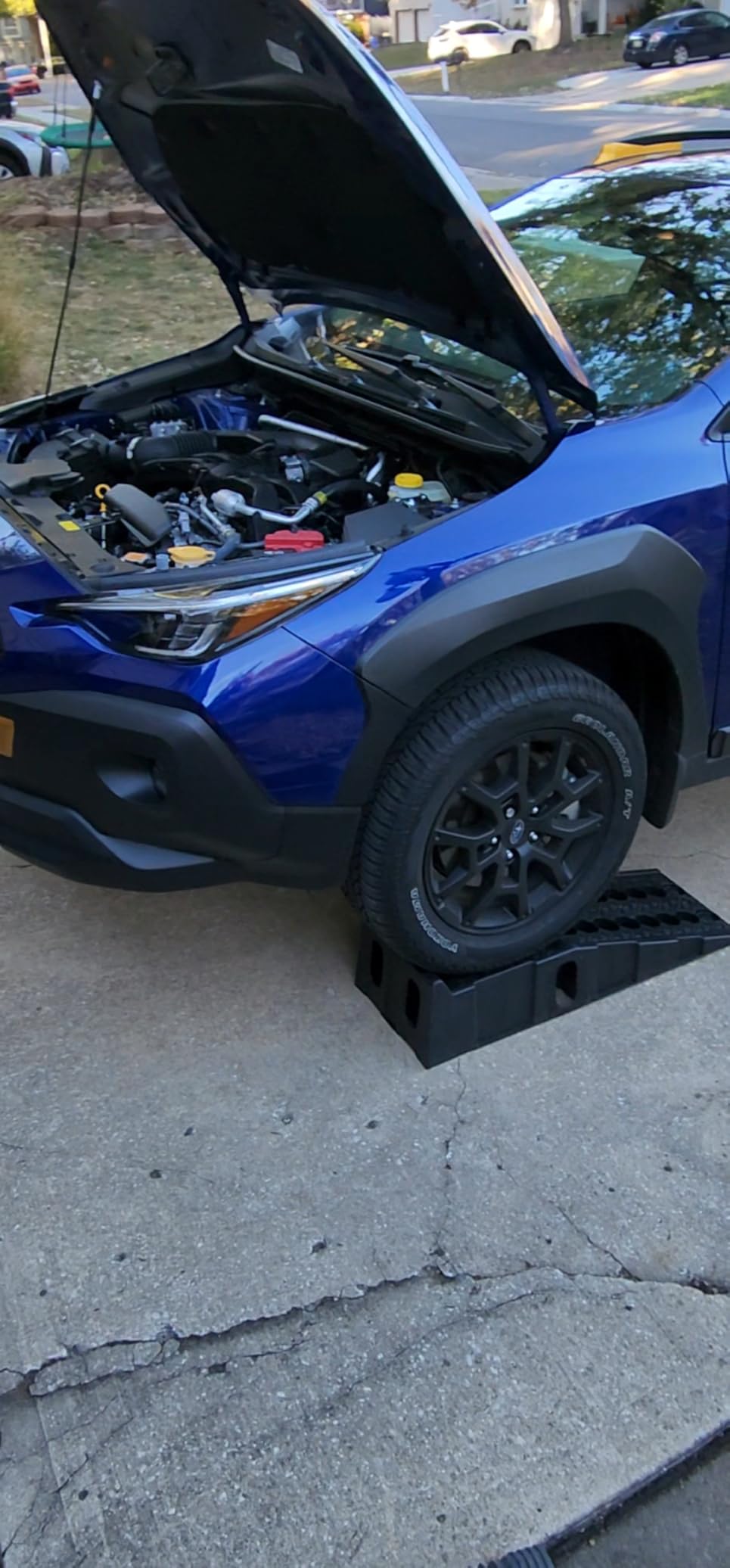 Nilight Car Ramps, 6.7 Inch Lift Vehicle Service Ramps, 16,000lb GVW Capacity Per Pair customer photo 2