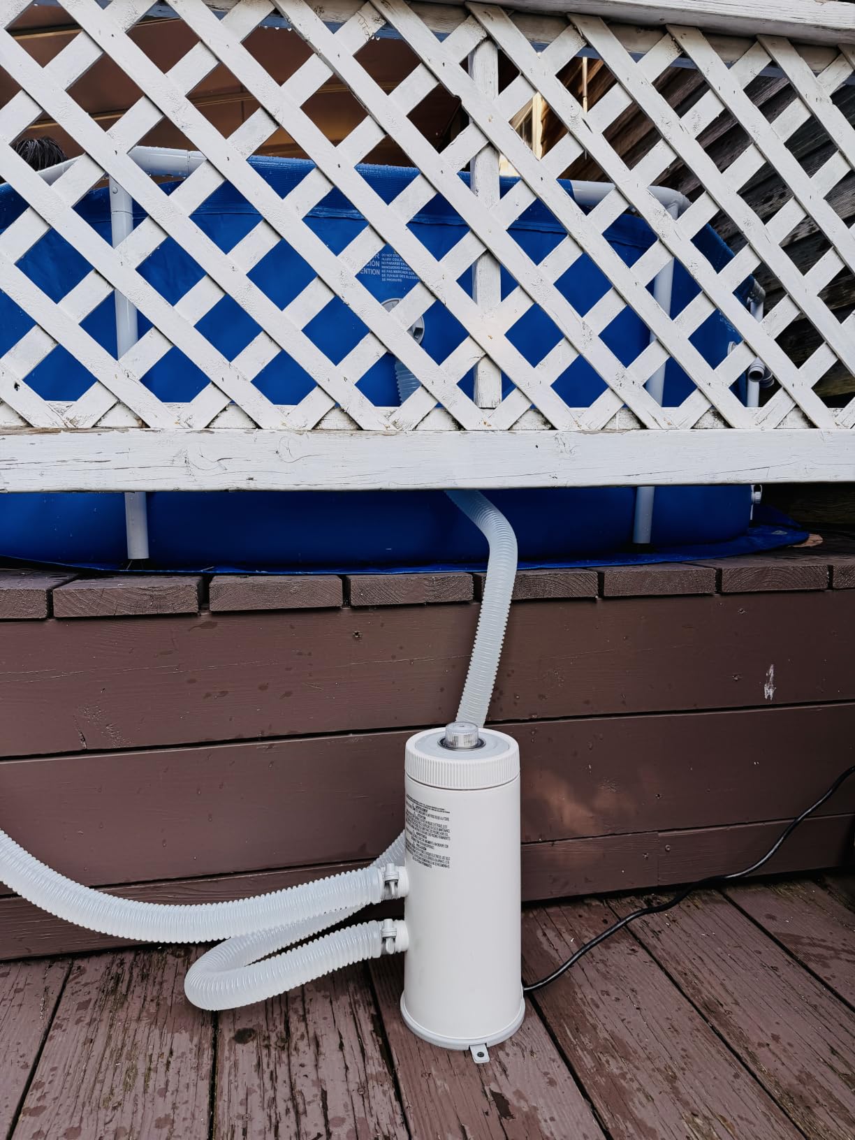 INTEX Krystal Clear 1,000 GPH Cartridge Filter Pump for Above Ground Pools customer photo 2