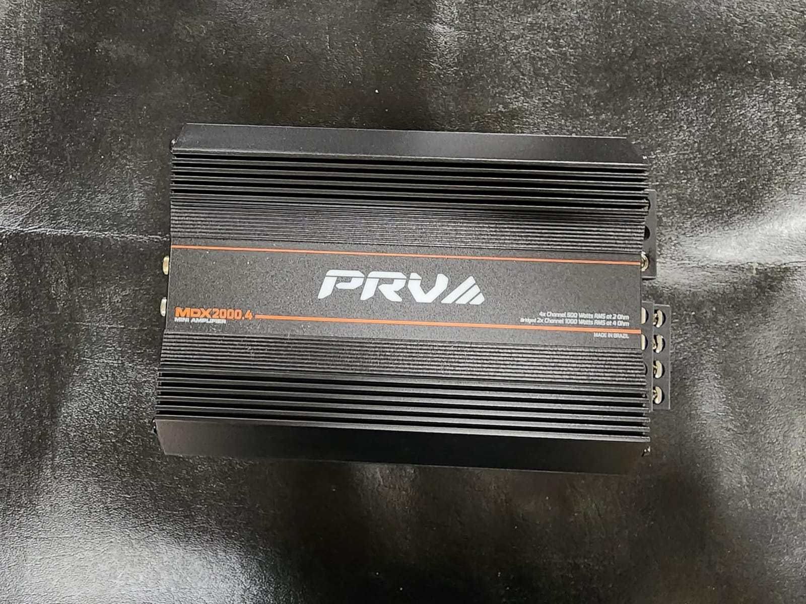 PRV Audio MDX2000.4 2 Ohm Mini 4 Channel Car Audio Amplifier 4 x 500 Watts RMS at 2 Ohm - 2000 Watt 12 Volts Bridgeable Amp for Powersports, Motorcycles, ATV, for High Power Stereo Speaker Systems customer photo 1