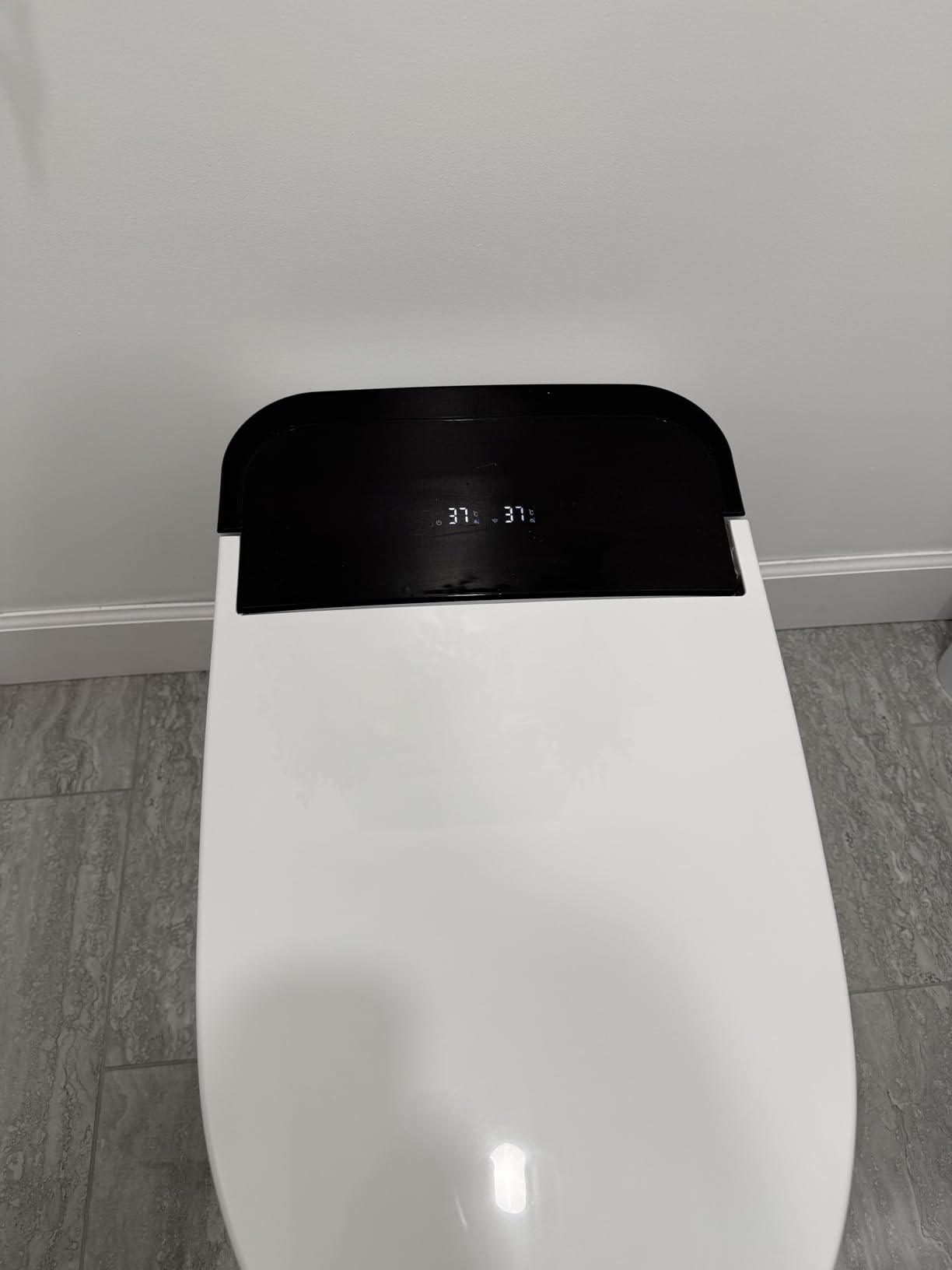 Smart Toilet,One Piece Bidet Toilet for Bathroom with Auto Open & Close Lid and Seat,Warm Water and Dry,Heated Seat,Foot Sensor and Night Light, Auto Flush customer photo 2