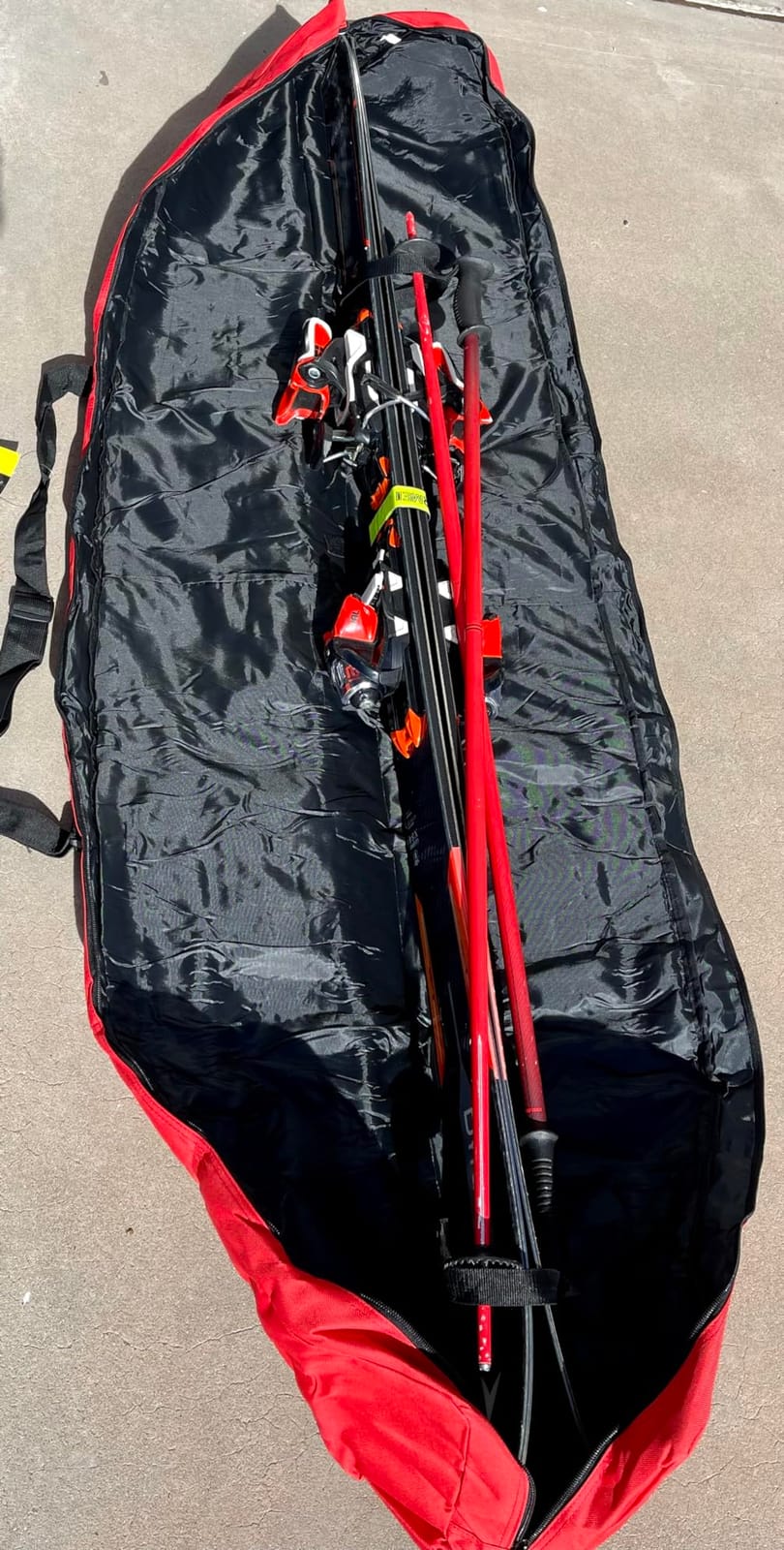 170cm/185cm Ski Bag, Full Padded Single Ski Travel Bag customer photo 2