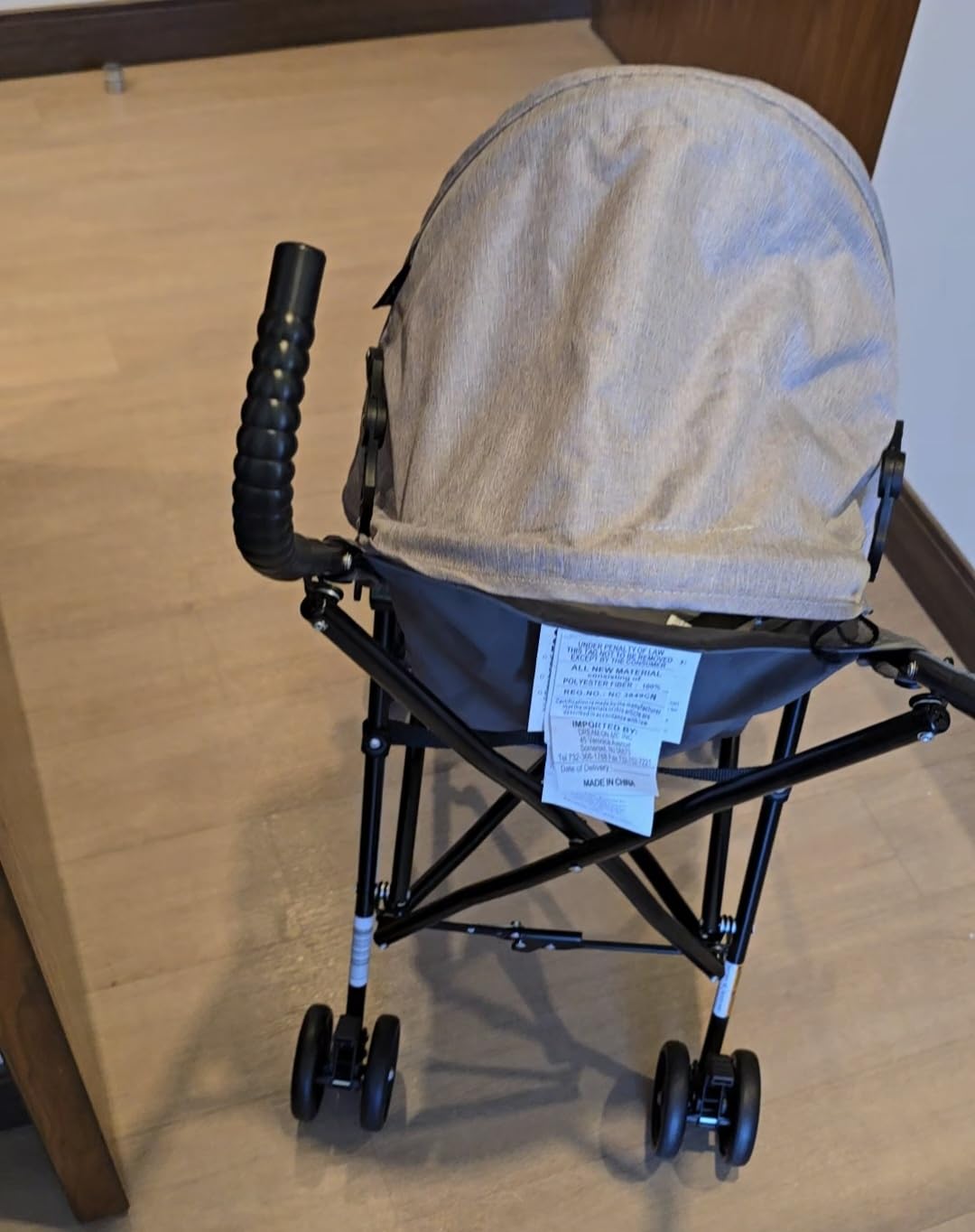 Dream On Me Aero Travel Umbrella Stroller, 1-Hand Fold, Lightweight, Black customer photo 1