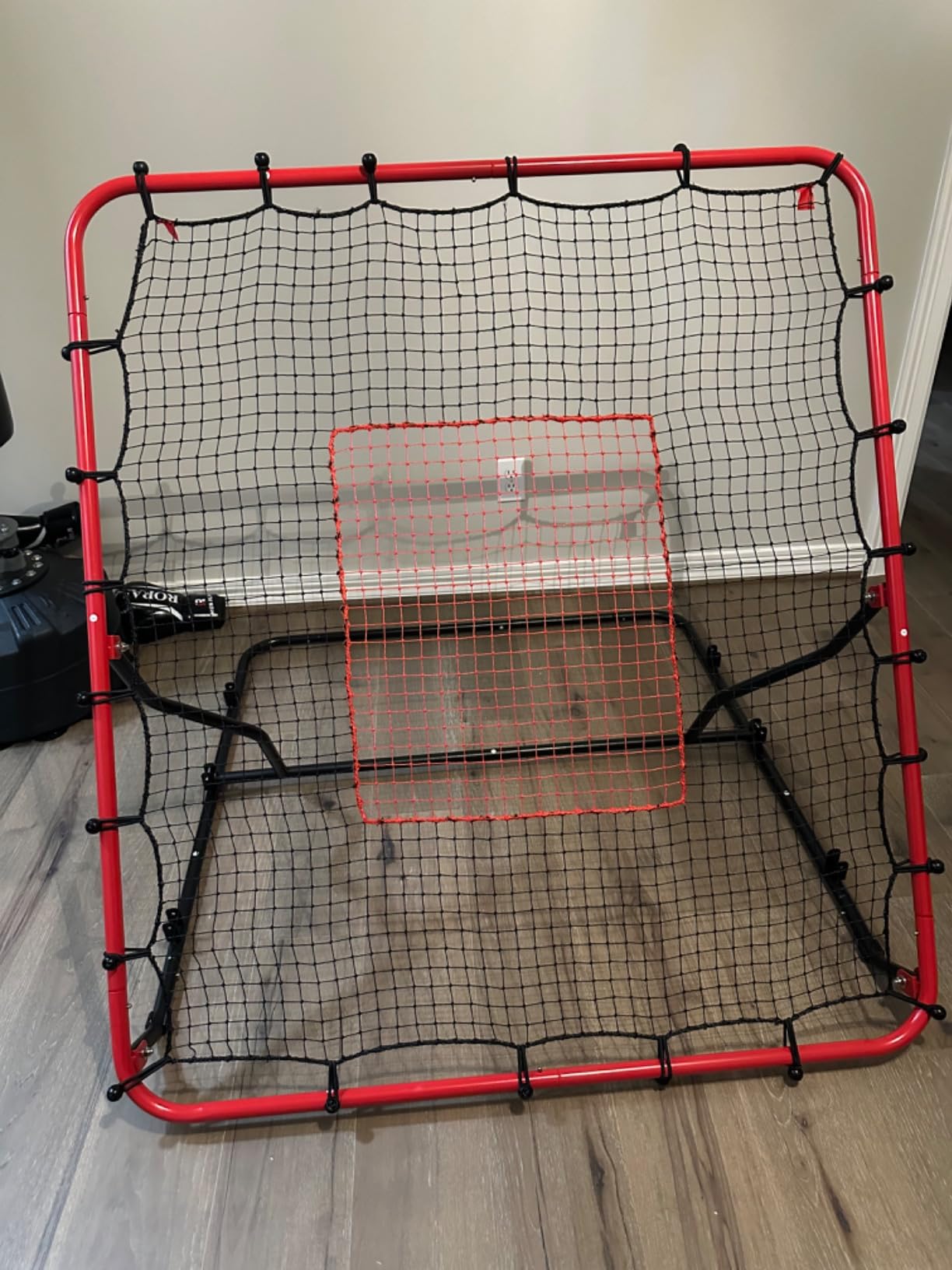 ZEALFEEL Baseball Rebounder Net, 4 x 4.5 ft, 3/5 Adjustable Angles customer photo 2