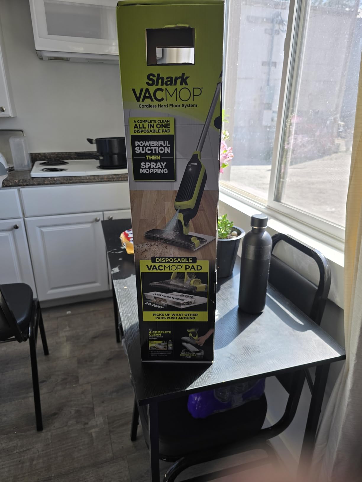 Shark VACMOP Cordless Vacuum & Spray Mop, Gray, VM180 customer photo 2