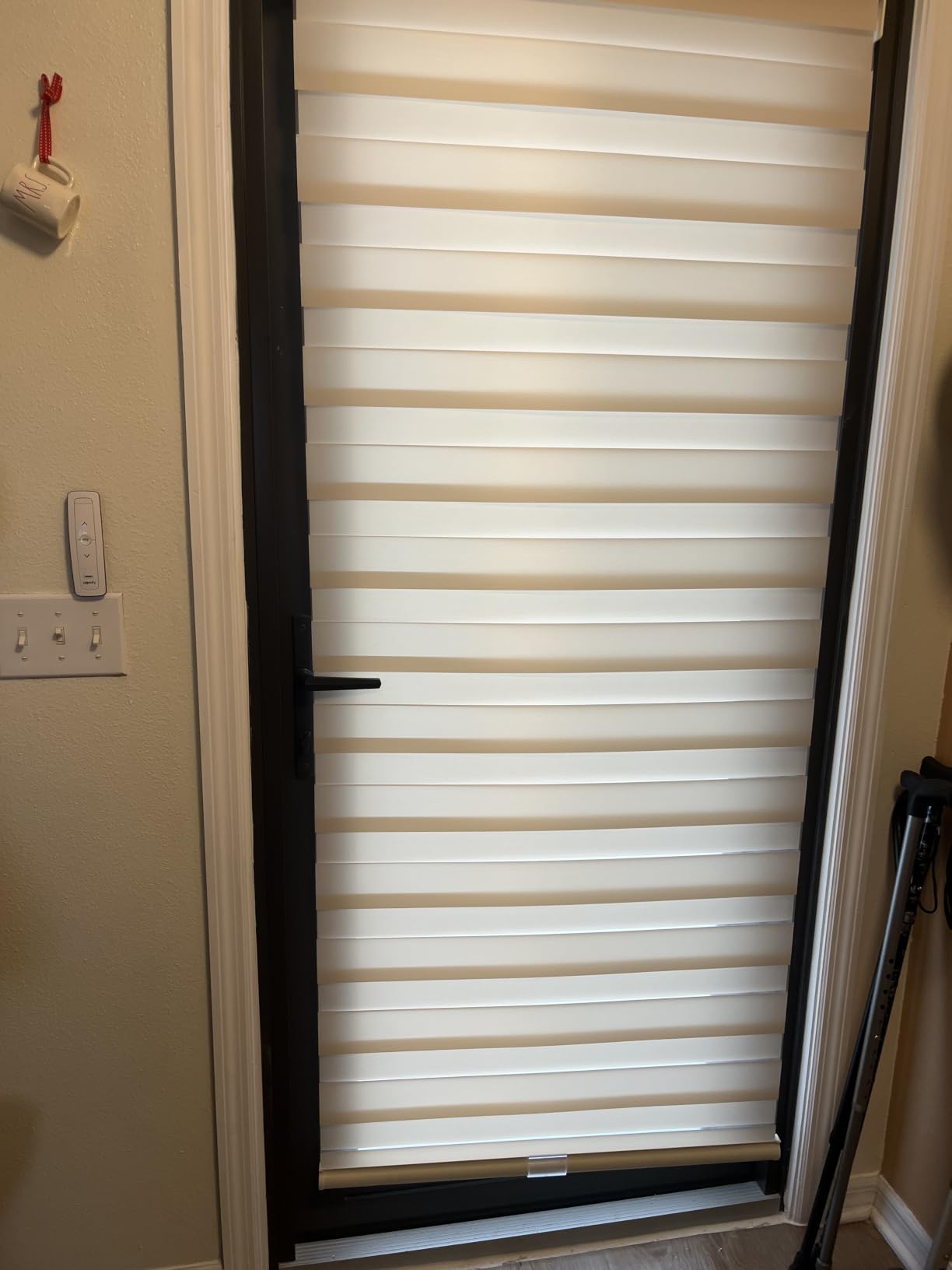 AOSKY Cordless Zebra Blinds for Indoor Windows, 34