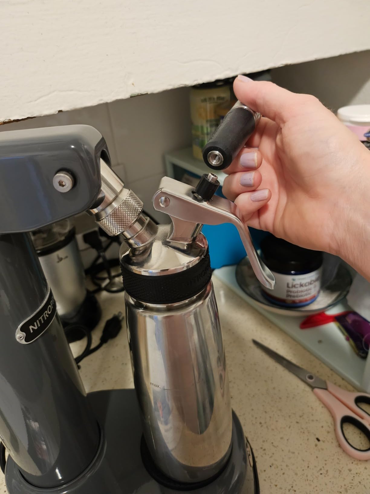 NitroPress DS Electric Nitro Cold Brew Coffee & Cocktail Maker Machine - Air-Powered Nitrogen Infuser for Coffee, Matcha, Cocktails & Drinks, Stainless Steel, Home Bar Beverage System customer photo 2