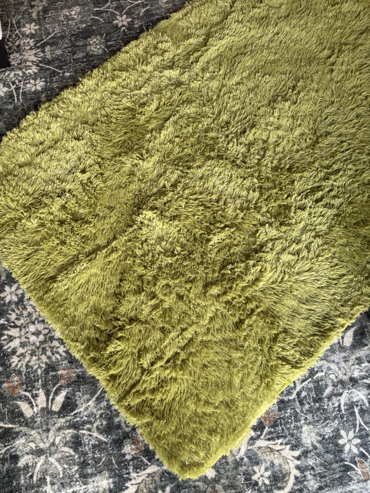 Ophanie 2x6 Washable Runner Rug for Hallway,Non-Slip Fluffy Soft Bedside Rugs, Bedroom Living Room Grey Shaggy Gray Carpet for Kids Girls Boys Dorm Nursery Home Decor Aesthetic customer photo 2