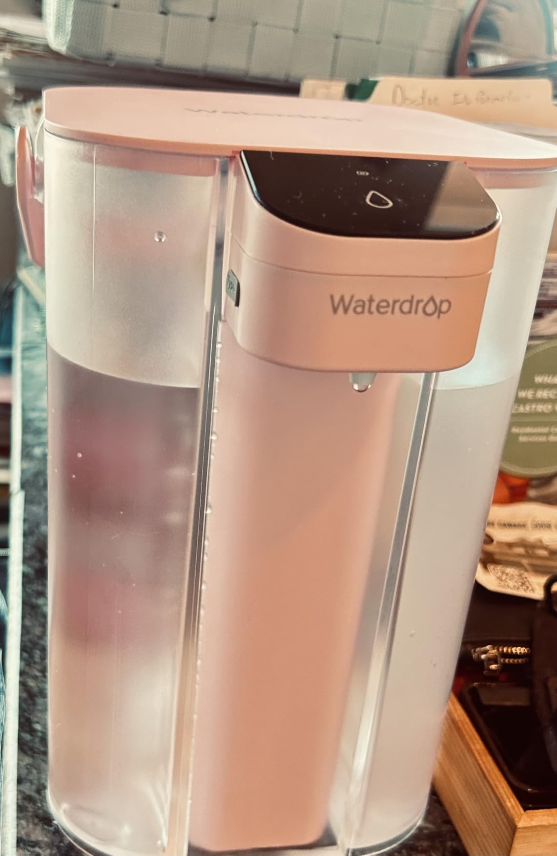 Waterdrop ED01W Electric Water Filter Pitcher, NSF/ANSI 42&53&401&372,White customer photo 1