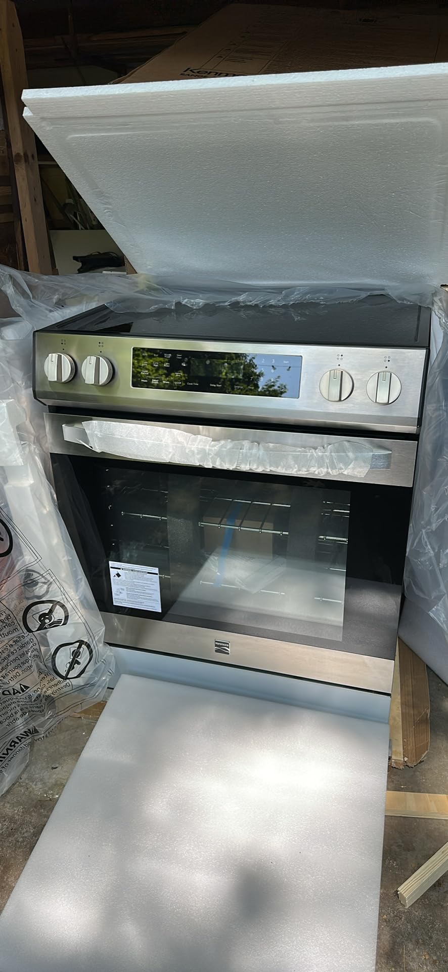 Kenmore 5.6 cu. ft. Front Control Electric Range Oven - Stainless Steel customer photo 1