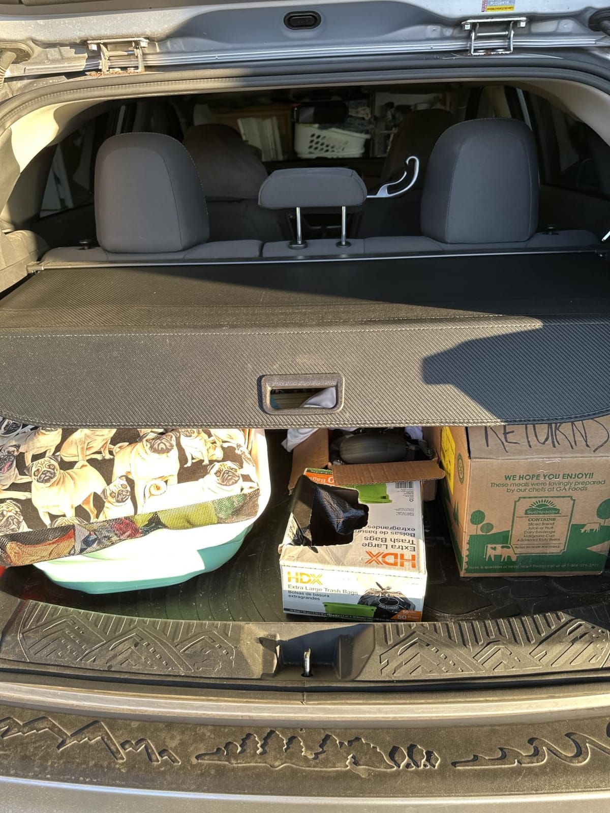 AUXKO Retractable Cargo Cover for Honda CRV 2023-2026, Carbon Fiber customer photo 2