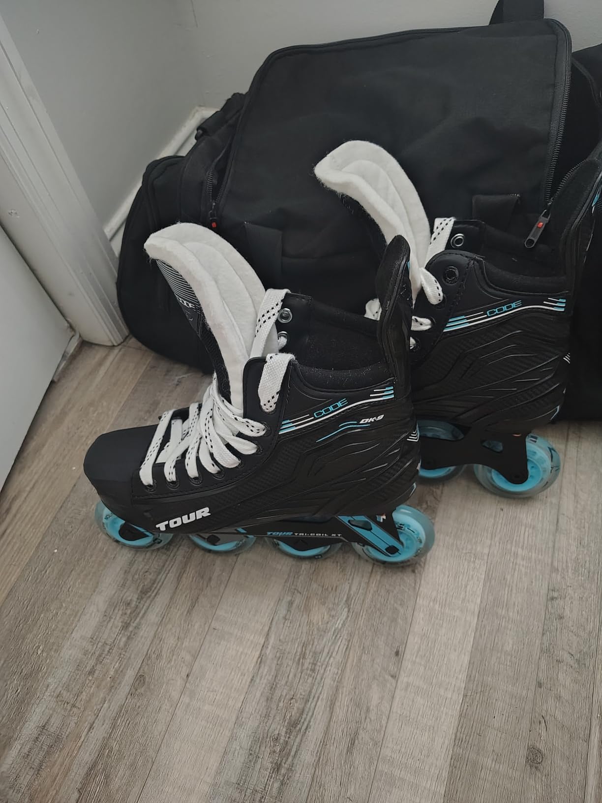 Tour Code DK9 Roller Hockey Skates, Inline Hockey Skates, White customer photo 1