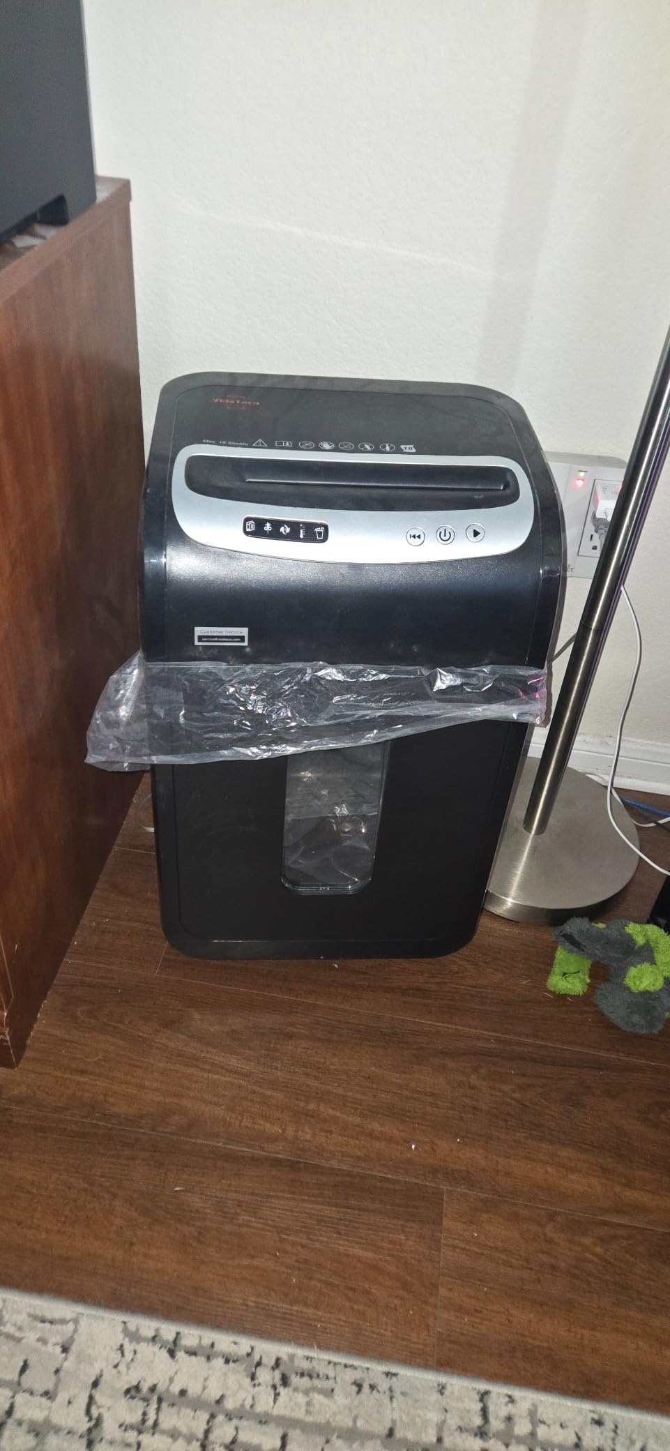 20-Sheet Cross Cut Paper Shredder for Home Office Heavy Duty customer photo 2