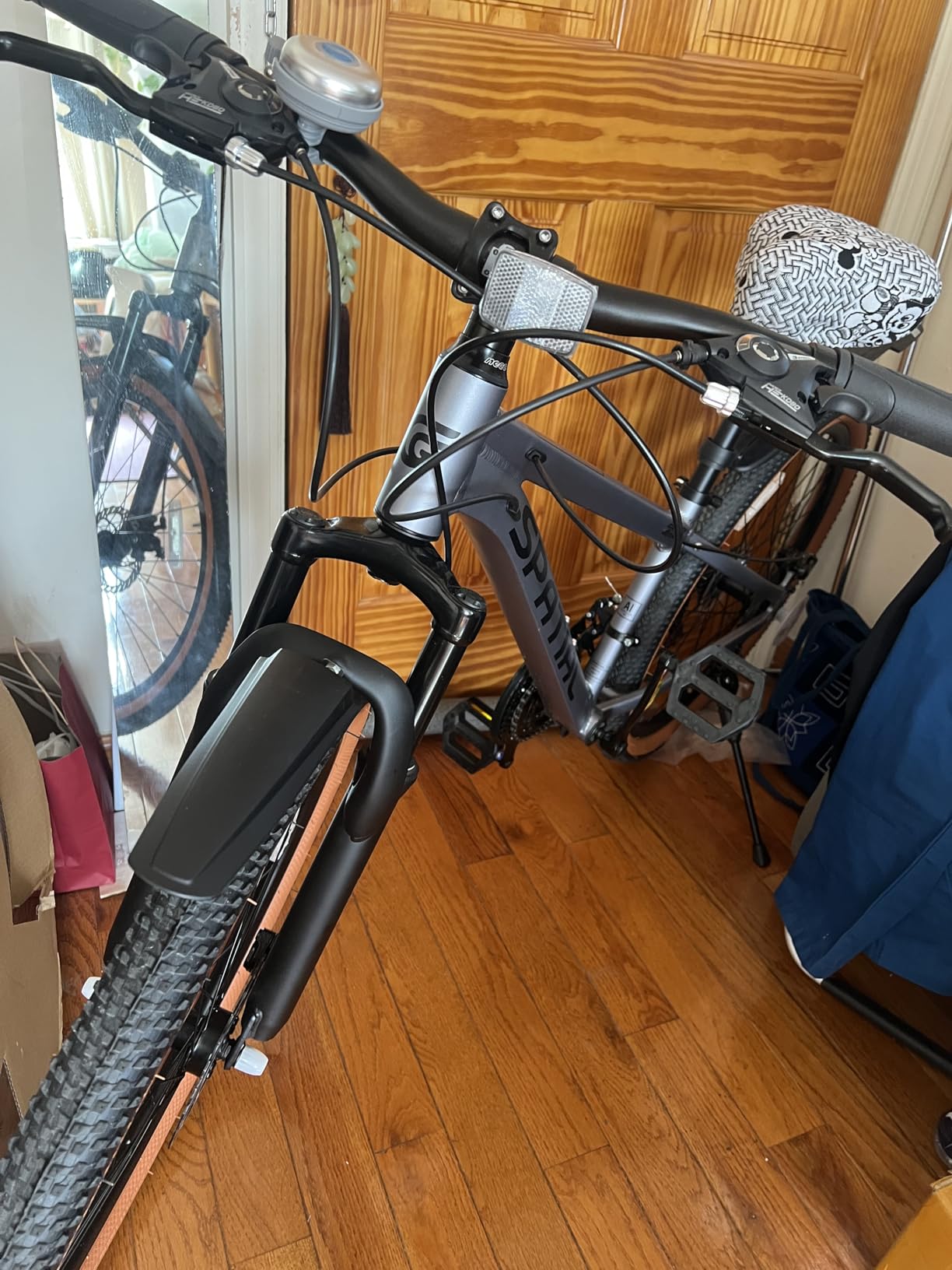 SPATIAL Mountain Bike, 24/26/27.5 Inch Outdoor Cycling Bike, 8/21 Speed Lightweight Aluminum Frame | Dual Disc Brakes, Adjustable Ergonomic Seat for Adult Teens customer photo 1