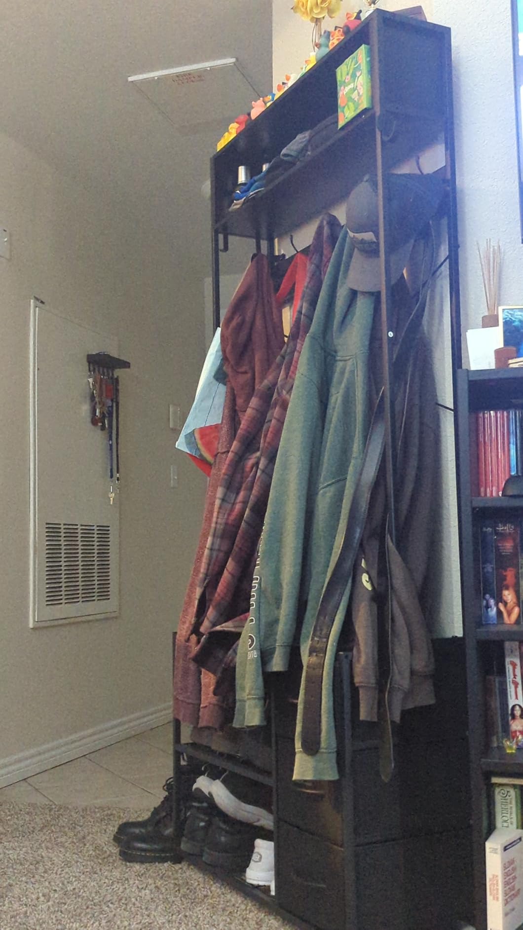 Hall Tree with Bench & 3 Drawers Storage 31.5