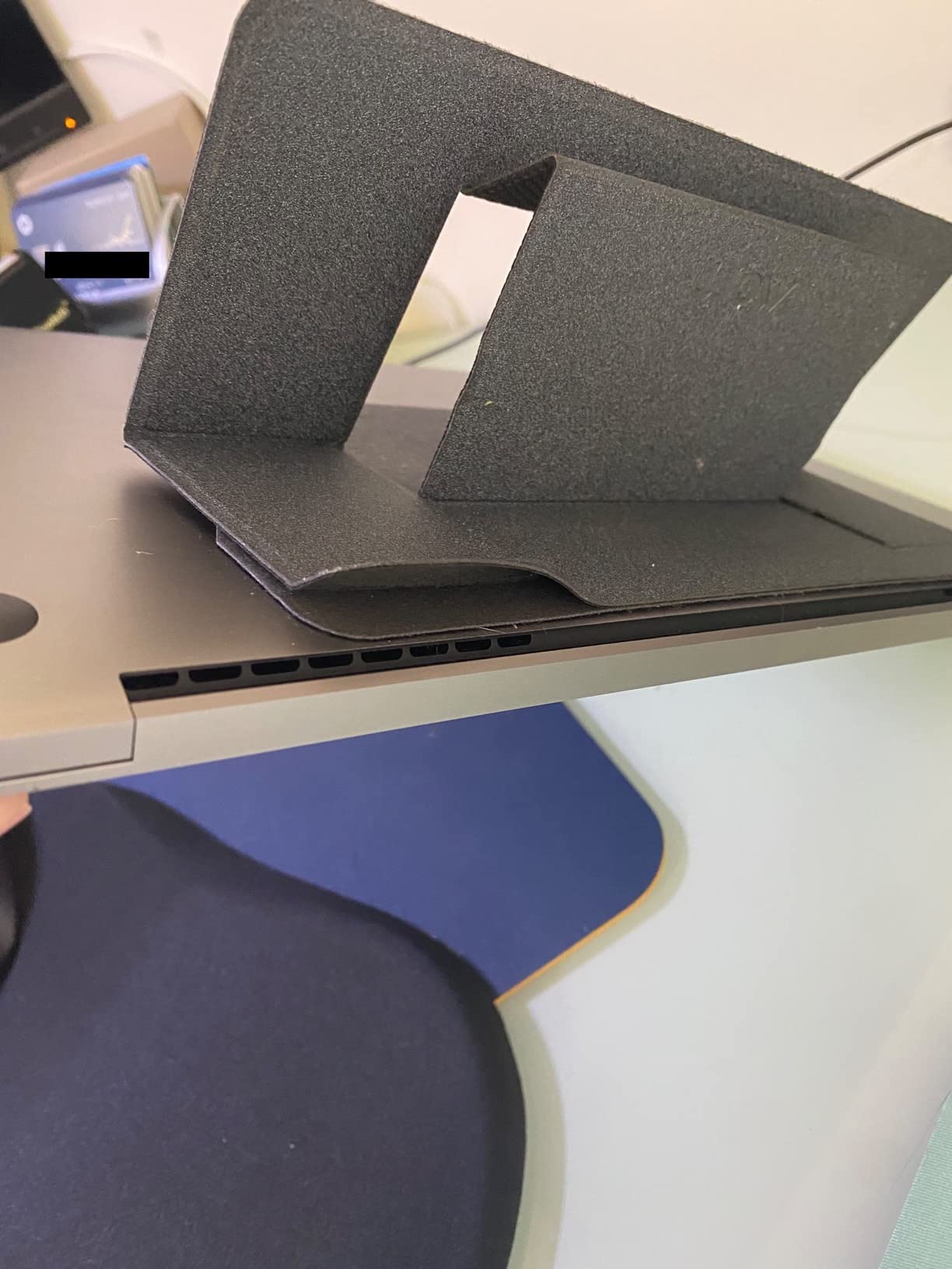 MOFT Invisible Laptop Stand, Stick-On Portable Laptop Riser for Mobile Work customer photo 2