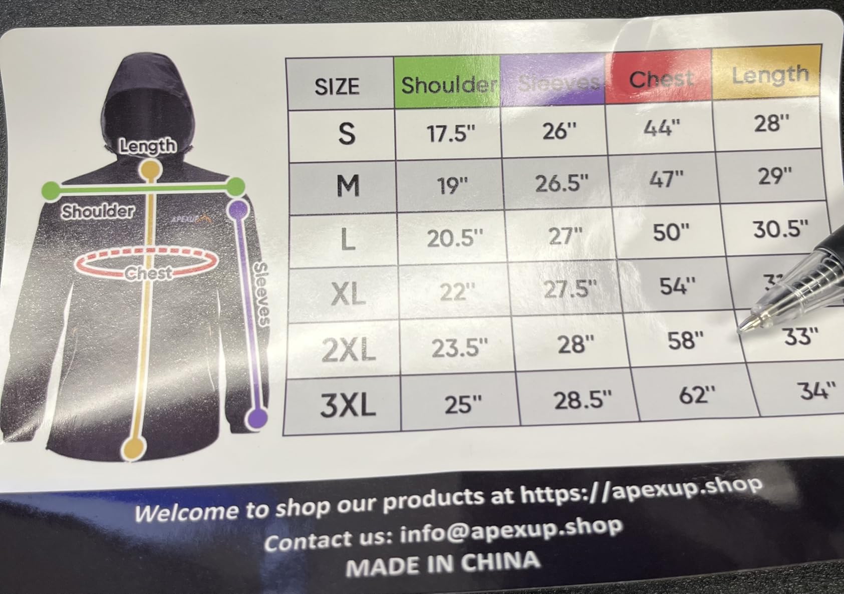 APEXUP Packable Rain Jacket Men Waterproof Lightweight Raincoat with Hood customer photo 2