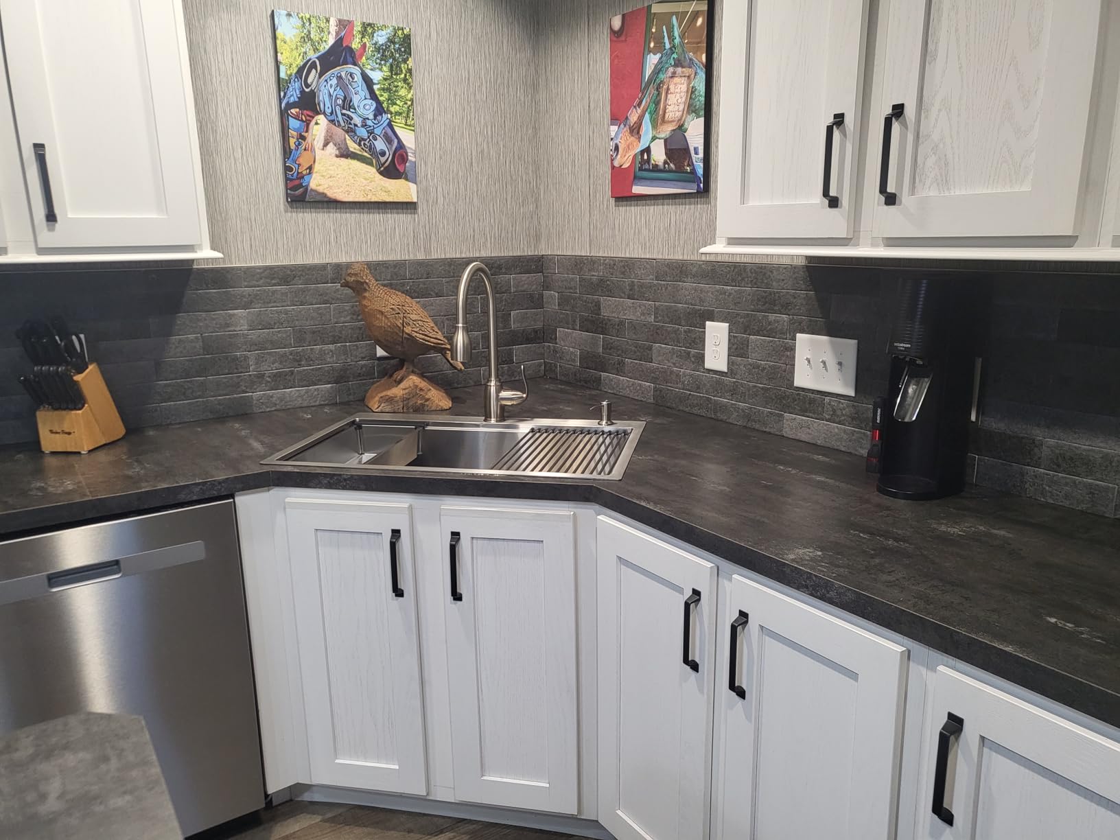 Kichae 33 Kitchen Sink Drop In 33 x22 Kitchen Sink Stainless Steel 16 Gauge customer photo 1