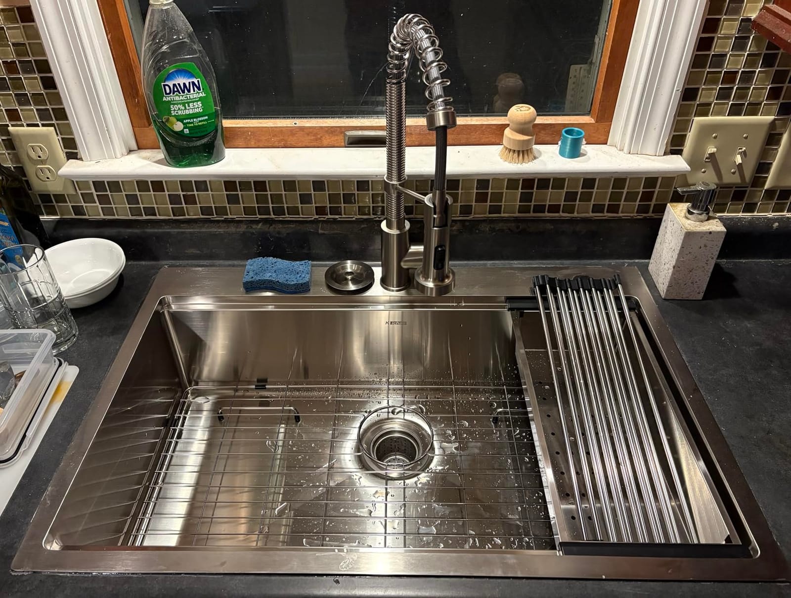 Kichae 33 Kitchen Sink Drop In 33 x22 Kitchen Sink Stainless Steel 16 Gauge customer photo 2