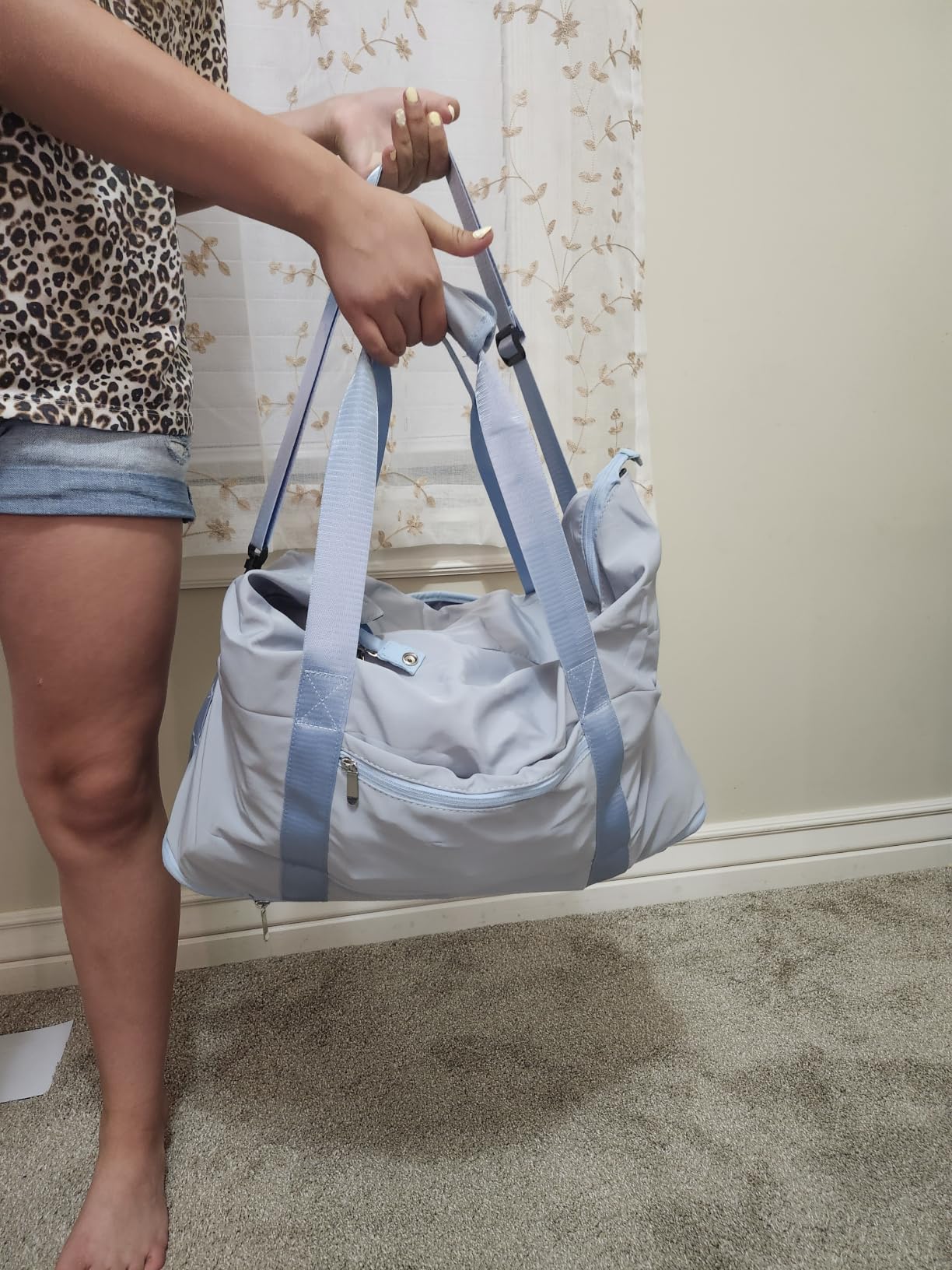 Capolo Expandable Travel Duffle Bag Weekender Overnight Bags for Women Men customer photo 1