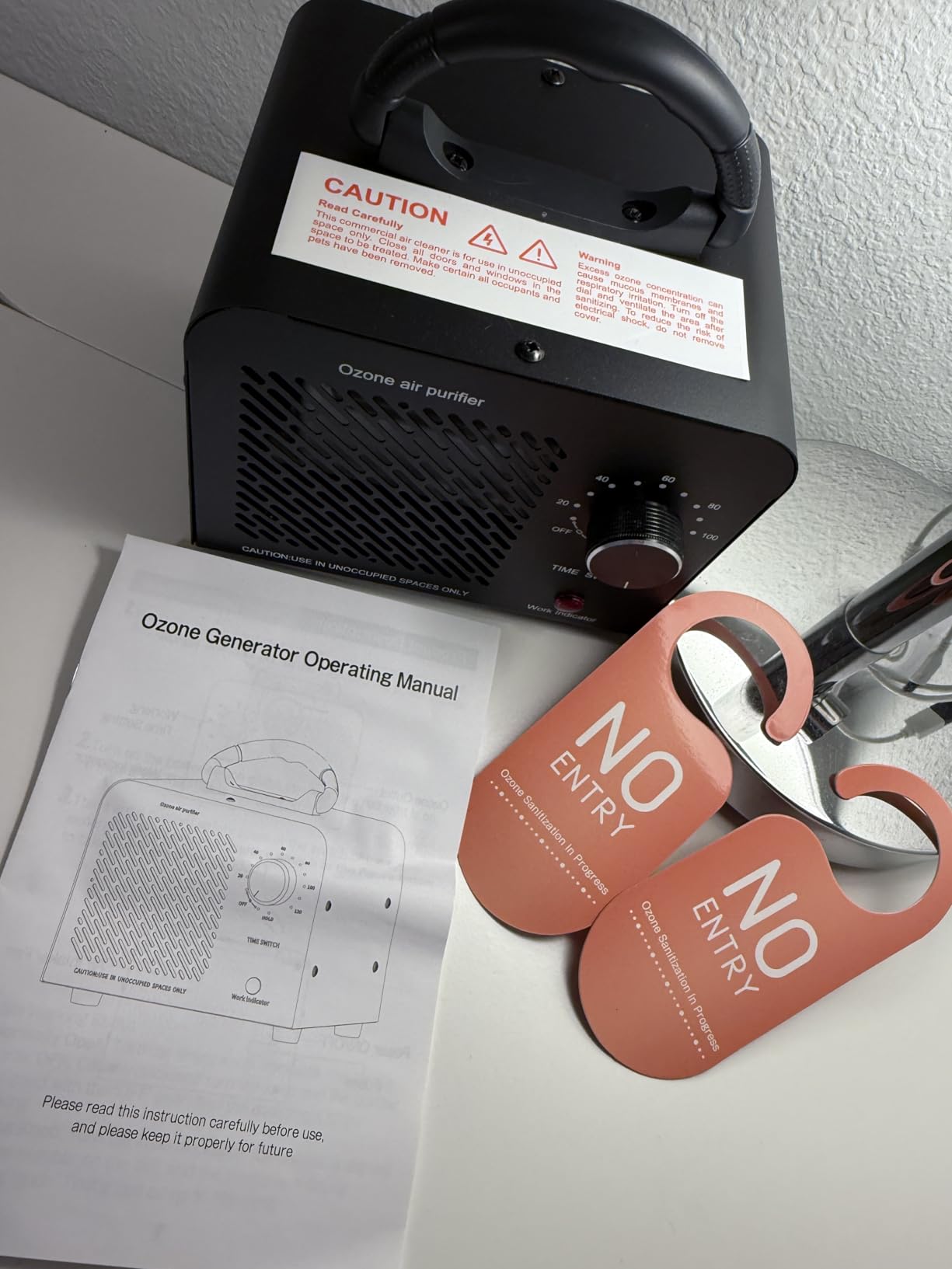 Hadlook Ozone Generator 48,000mg, Ozone Machine Odor Removal, O3 Ionizer customer photo 2