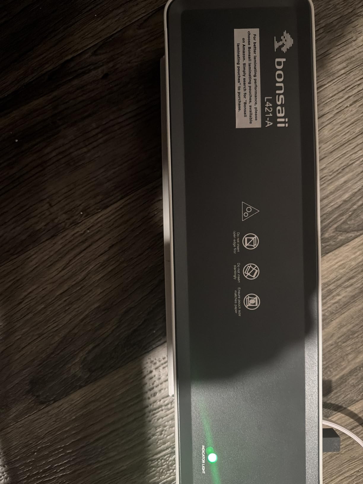 Bonsaii 9 Inch Thermal Laminator Machine, Compact Photo Laminating Tool customer photo 1