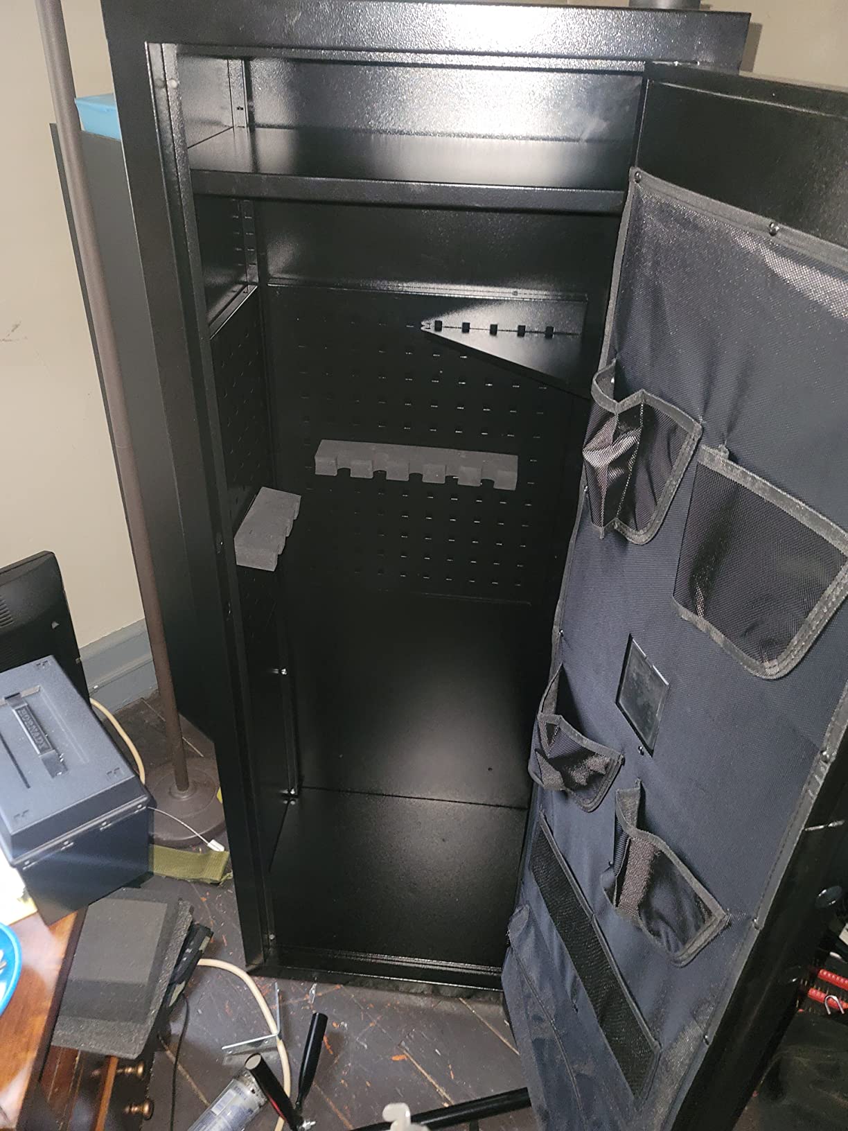 Superday 14-16 Rifle Gun Safe with Keyboard, Quick Access Large Gun Safe for Rifles, Locking Fireproof Gun Cabinet Rifle Safe with Gun Safes Pockets and Adjustable Rifle Rack for Home, Office（Black） customer photo 2