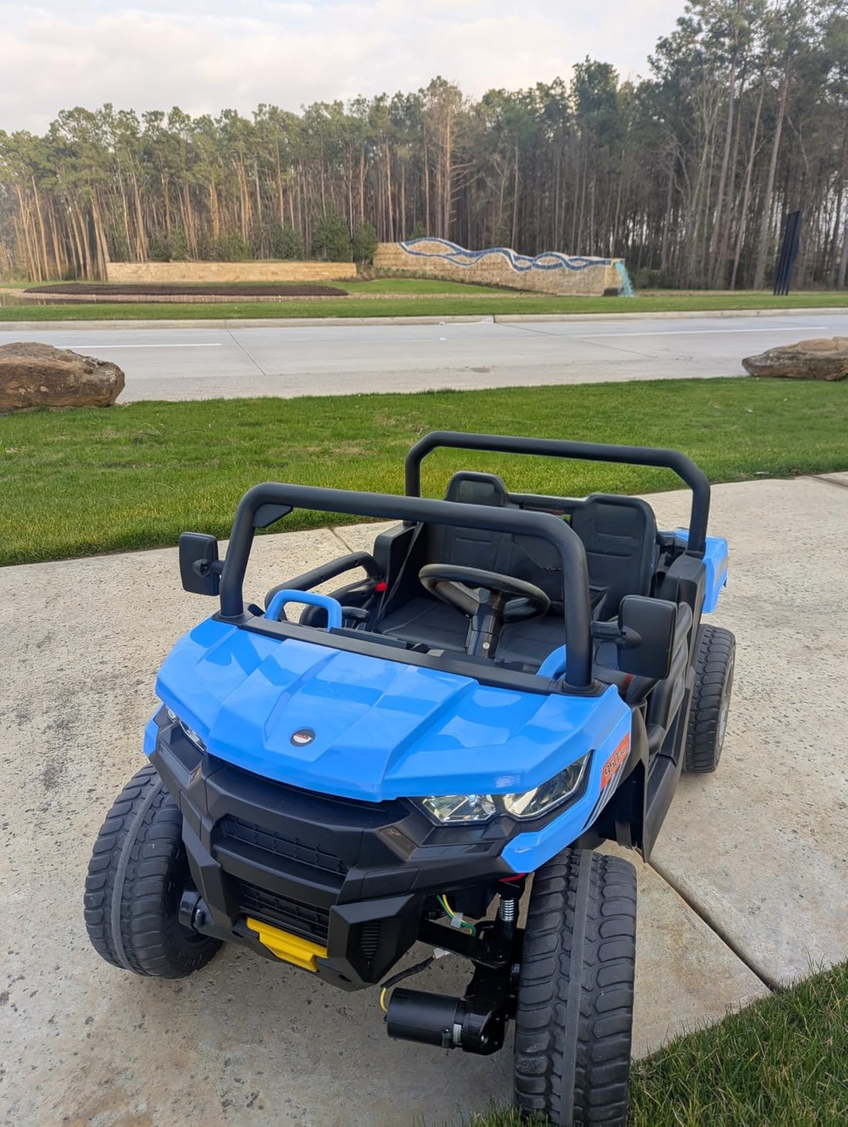 24V Ride on Toys for Kids 4-8, 2 Seater Electric Car with Dump Bed, Black customer photo 1