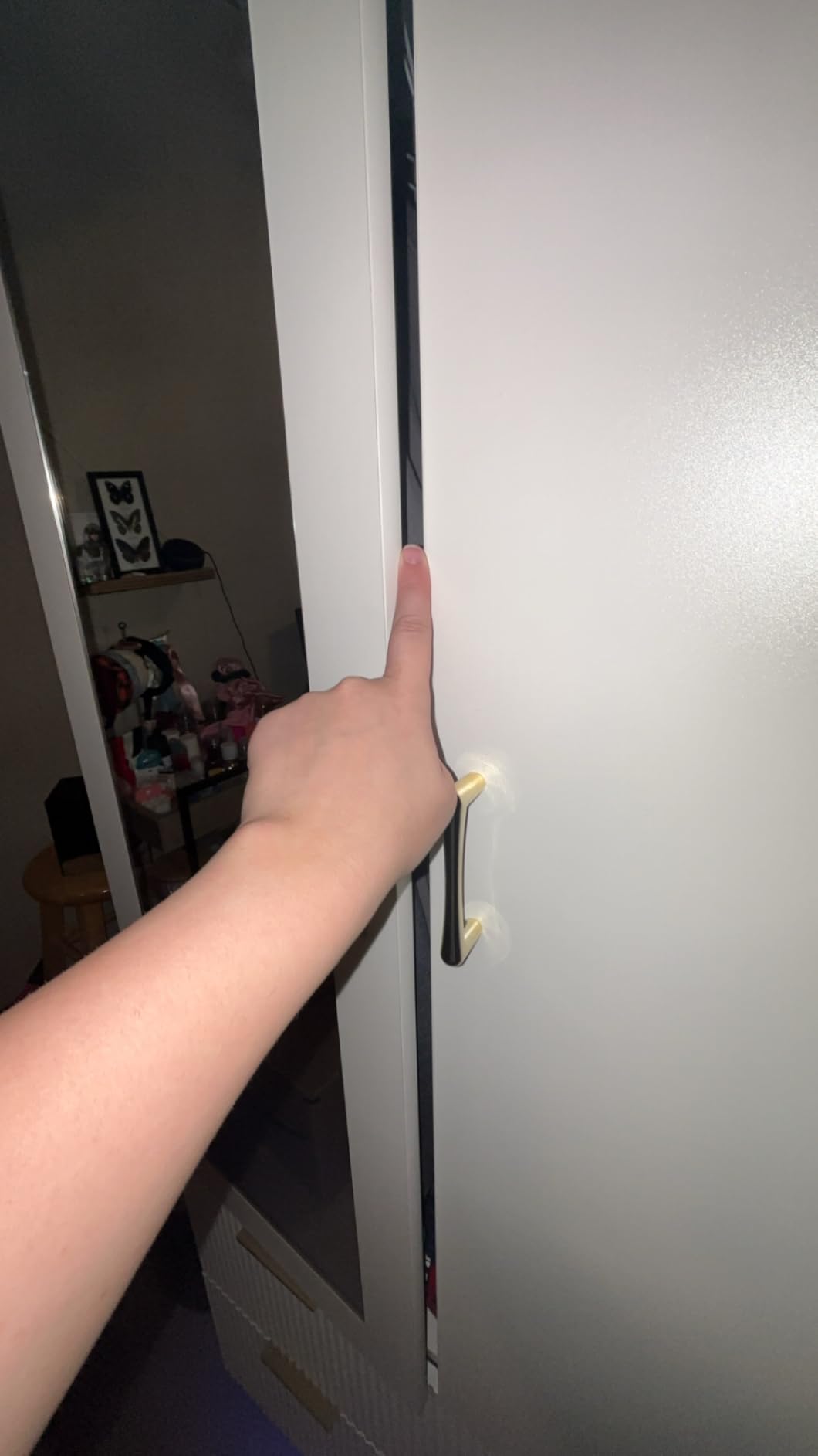 PAKASEPT Armoire Wardrobe Closet with 3 Door, Mirror, LED Lights | Hanging Rod, Drawers, Bedroom Armoires - Large Capacity Storage Wardrobe Armoire for Bedroom customer photo 1