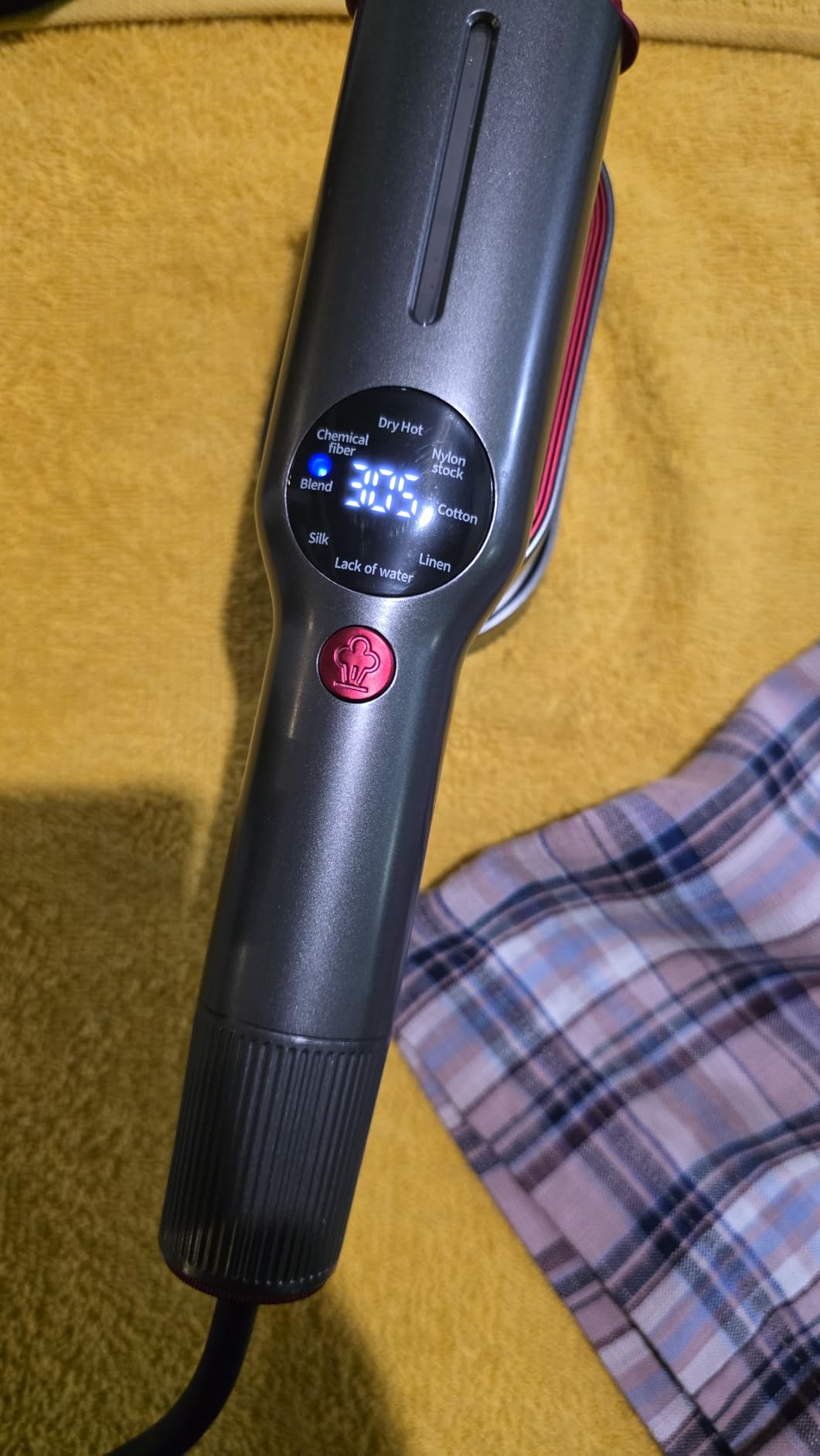 DRFLASH 2 in 1 Handheld Garment Steamer and Iron for Clothes Travel Size customer photo 1