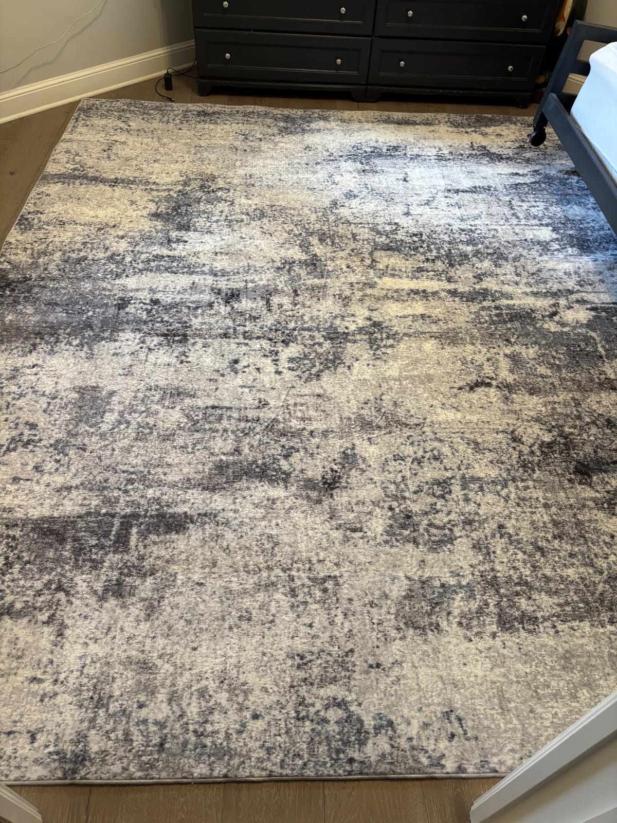 8x10 Area Rugs for Living Room Washable Bedroom Dining Room Blue Grey customer photo 2