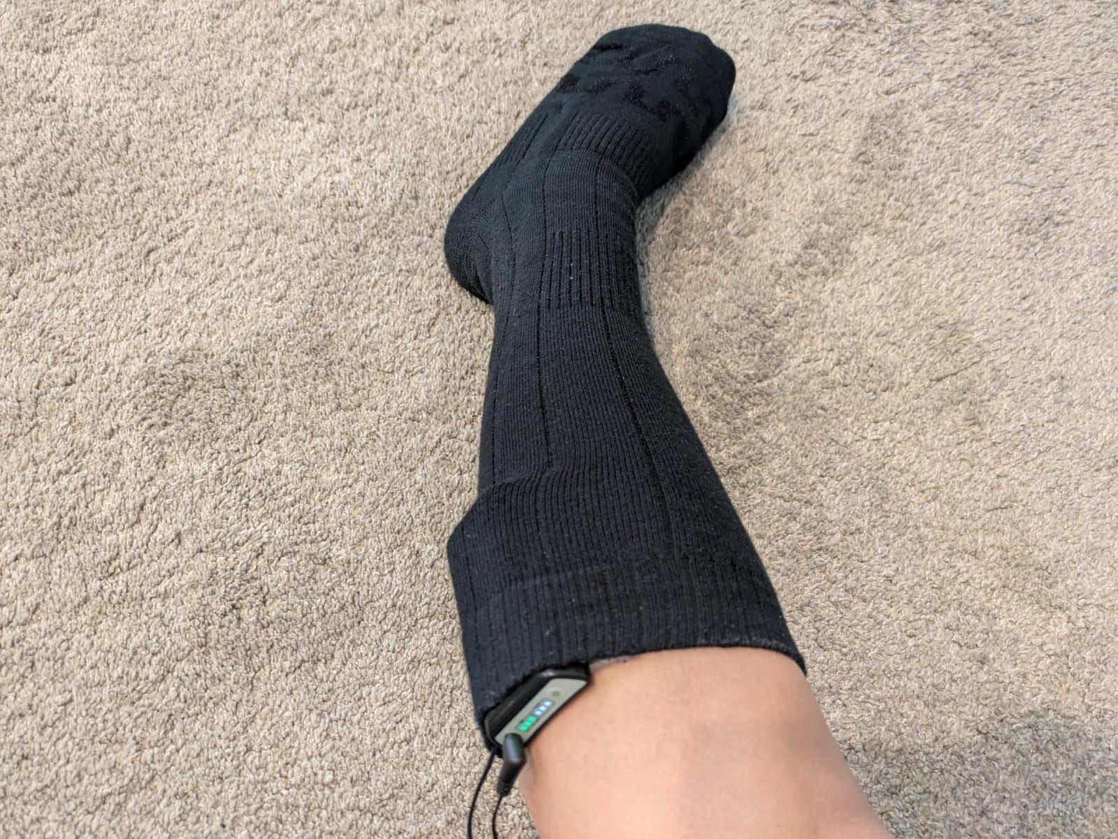 Rechargeable Heated Socks Men Women - Washable Battery Operated Foot Warmer customer photo 1