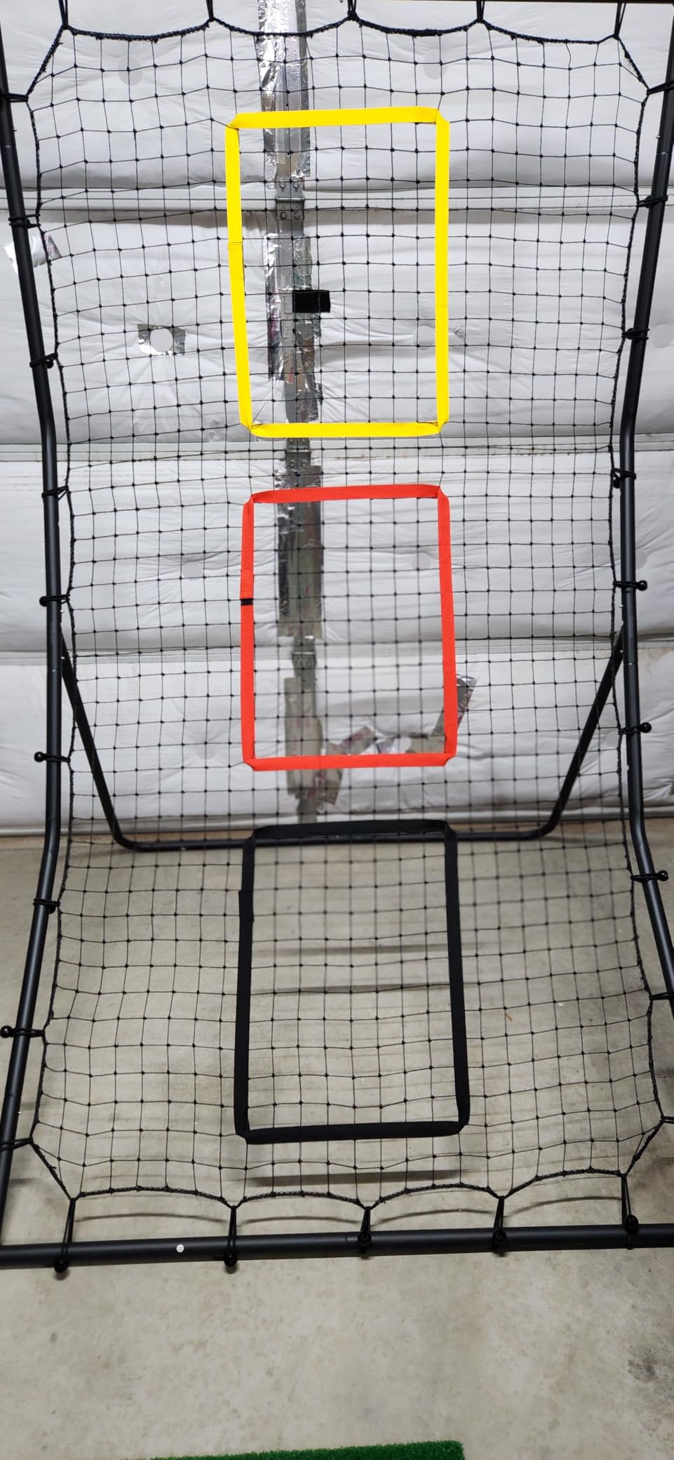 GoSports 6 x 4 ft Baseball & Softball Pitching and Fielding Rebounder - Pitch Back Net with 3 Target Zones customer photo 2