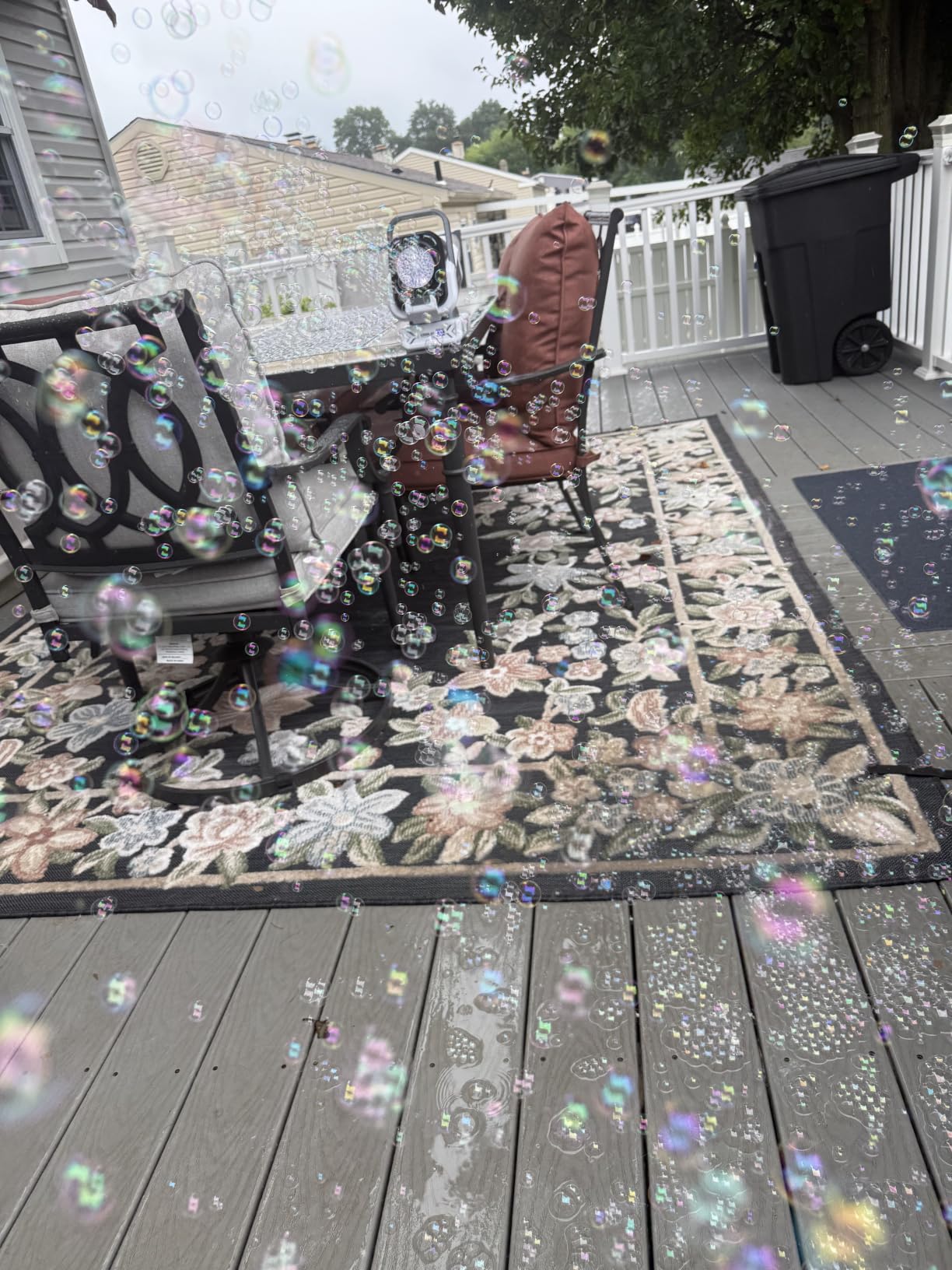 Upgraded Bubble Machine Outdoor Toys for Kids & Wedding Party customer photo 1