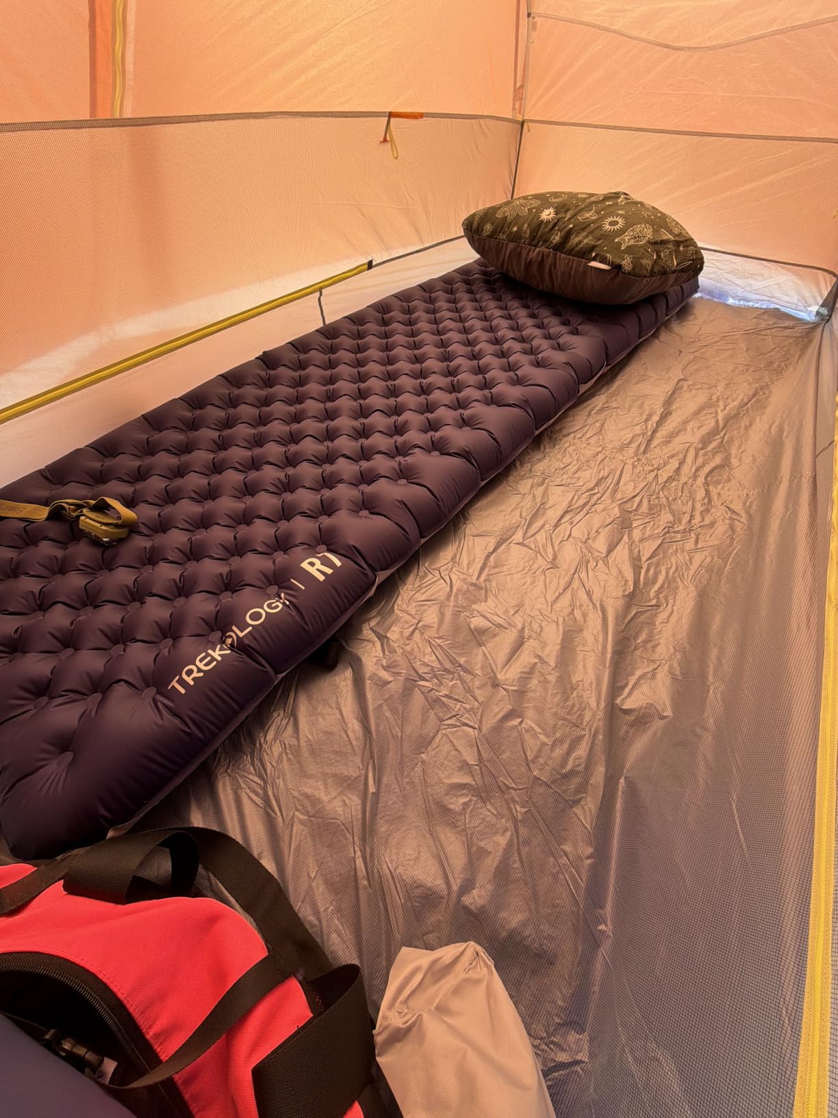 TREKOLOGY Sleeping Pad for Camping - Ultra-Lightweight, 4