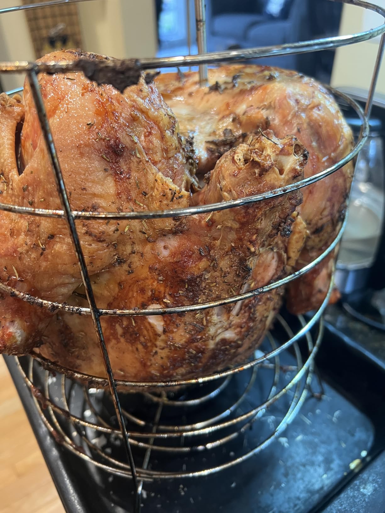 Charbroil The Big Easy Oil-Less Turkey Fryer | Outdoor Air Fryer | Propane Cooker, Black - 24102165 customer photo 2