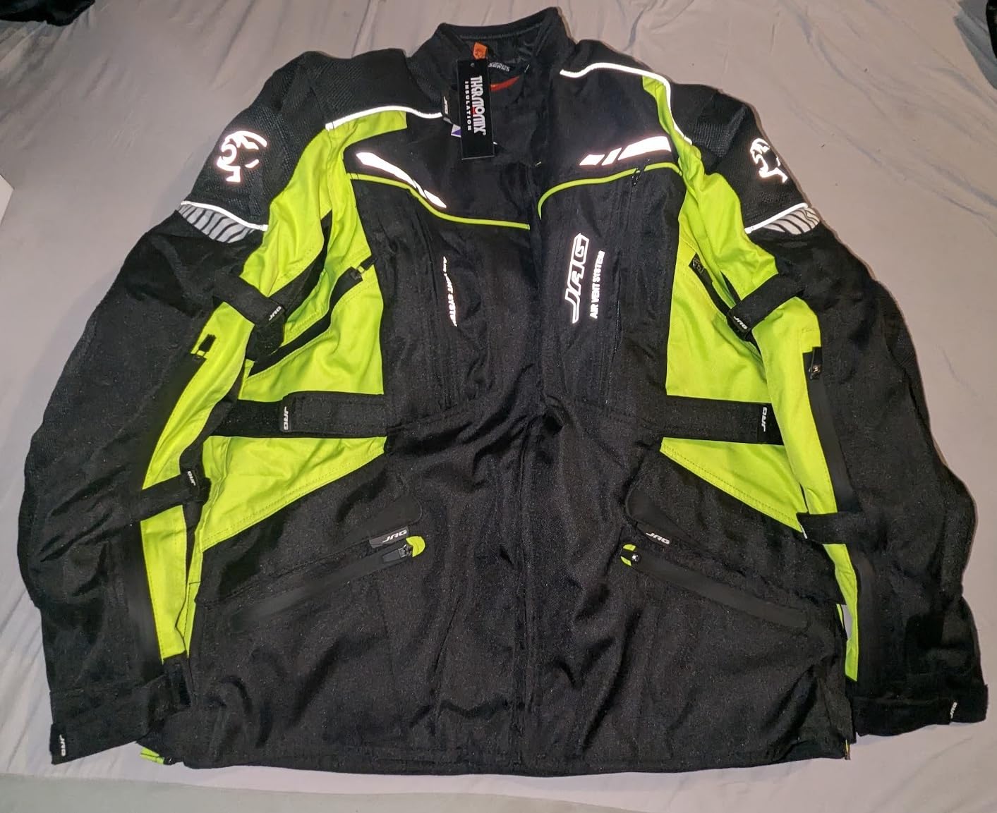 JAG Touring Motorcycle Jacket Men, Protective Adventure Biker Riding Jacket | CE-Certified Motorcycle Jacket with Armor, All-Season Water-Resistant Cordura, Removable Liner, Air Vents, Dual Sport Jacket customer photo 2