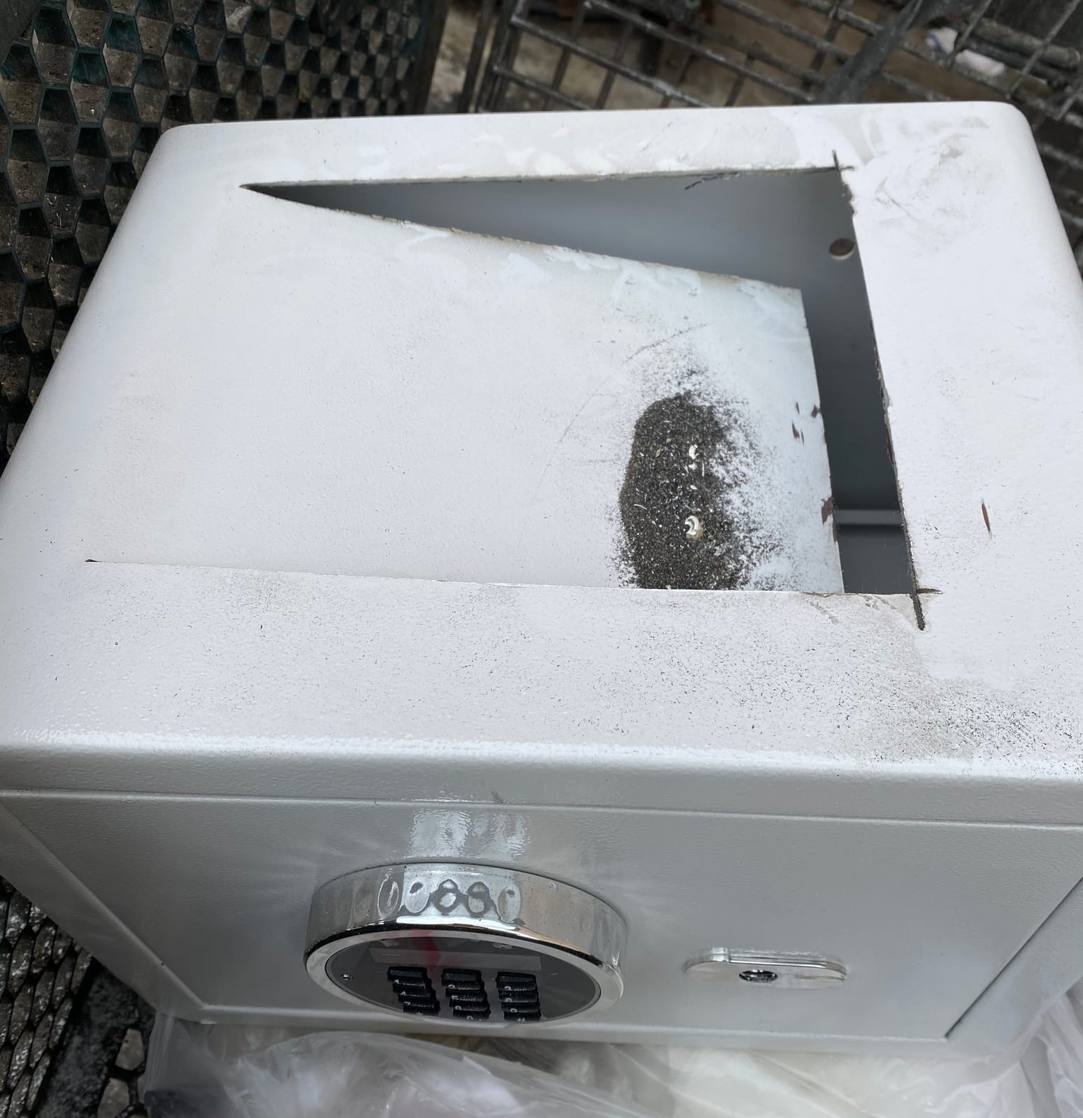 TIGERKING Small Drop Safe, White Cash Depository Safe, 1.2 Cu Ft customer photo 2