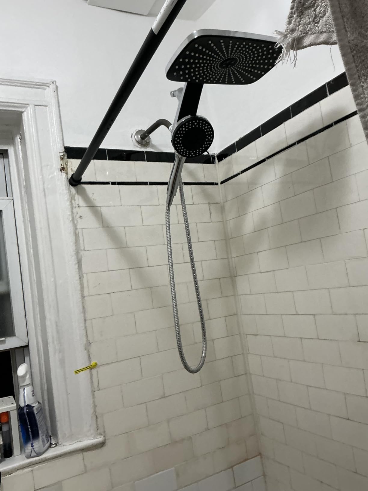 Rain Shower Head with Handheld Showerhead, Chrome 1.8GPM 460311 customer photo 2