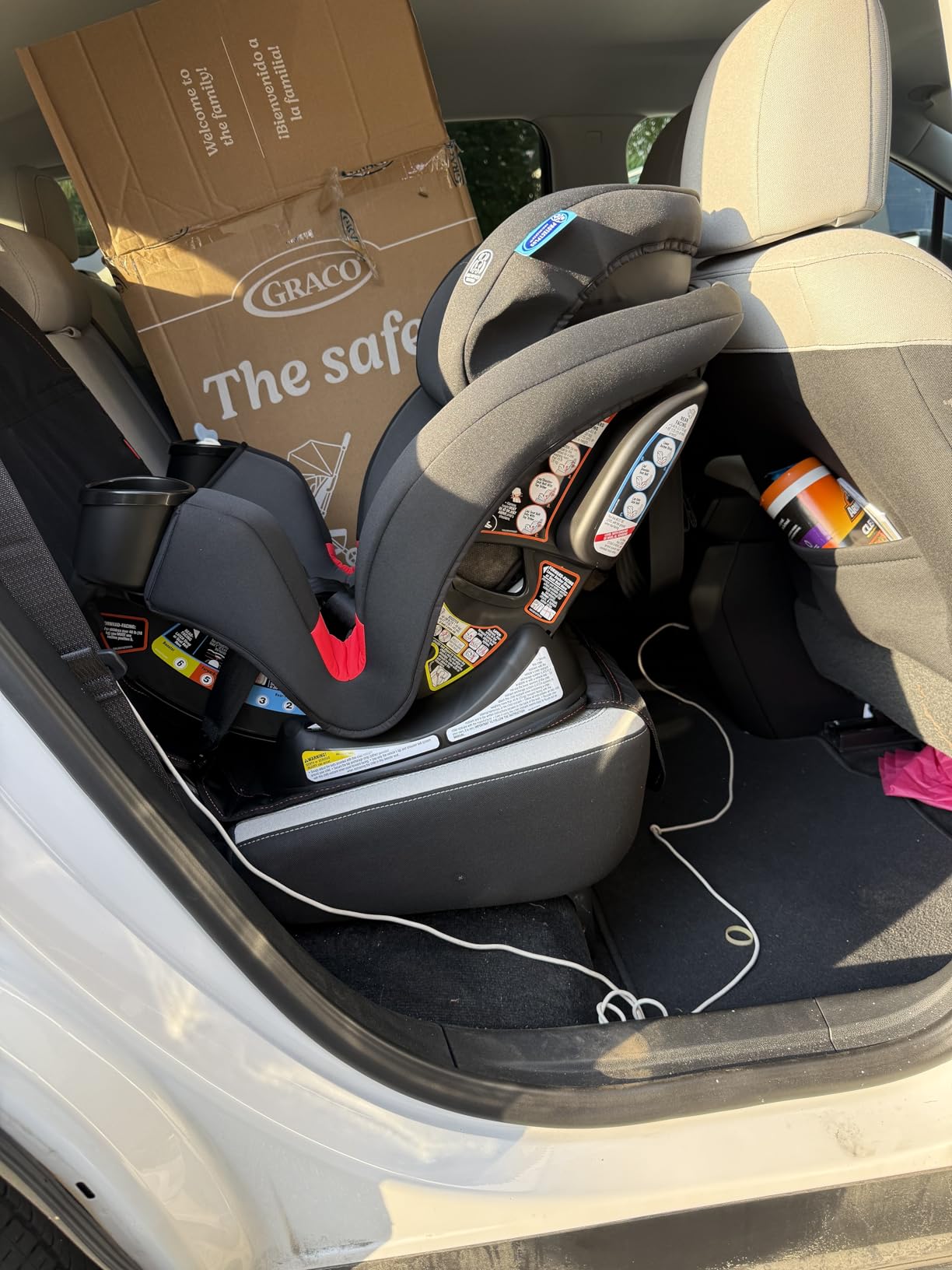 Graco TriRide 3-in-1 Convertible Car Seat - Highback Booster, Forward & Rear Facing Modes, Suitable from Newborn to Preschooler, Perfect for Long Journeys in Redmond Color customer photo 1