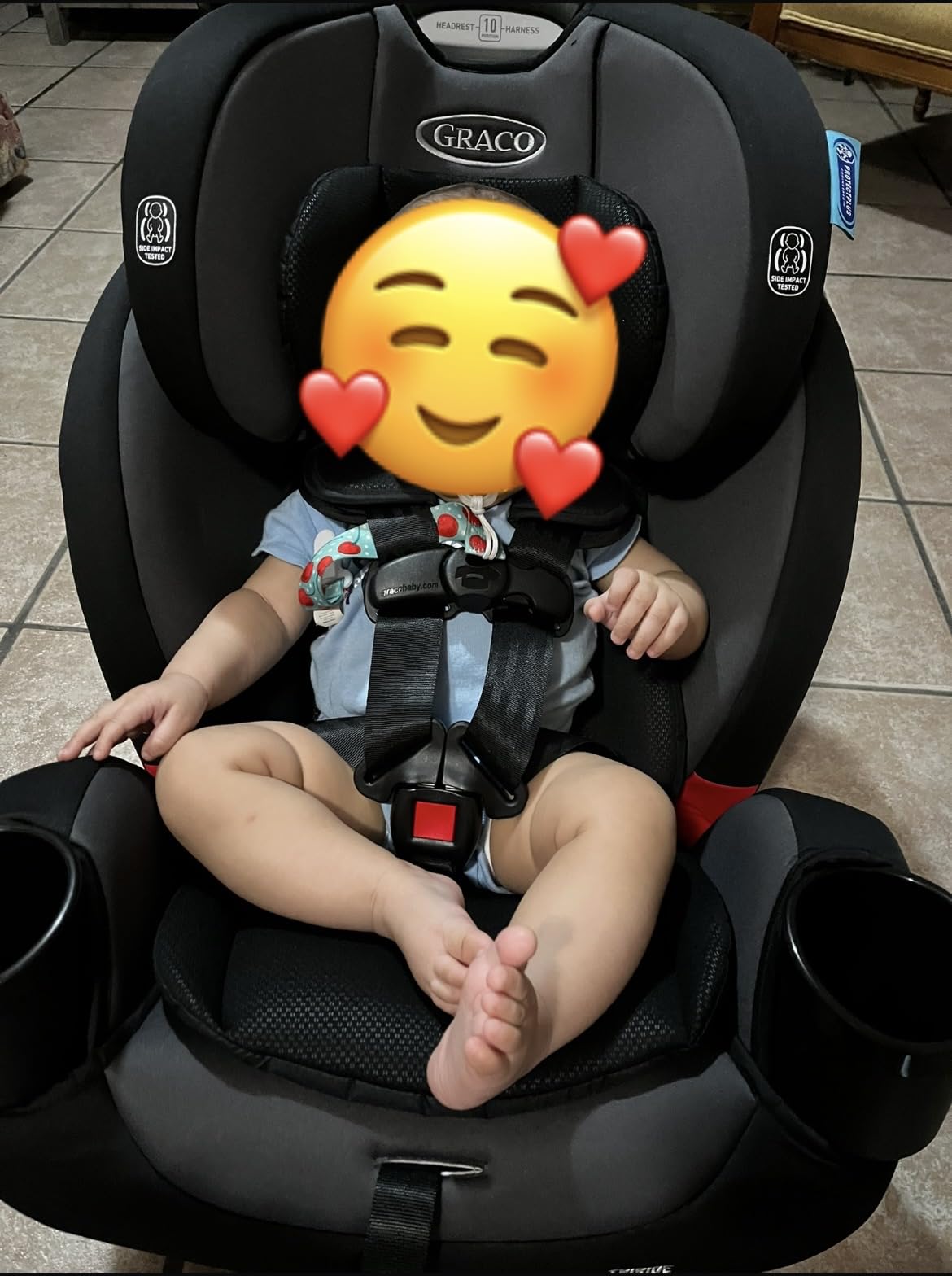 Graco TriRide 3-in-1 Convertible Car Seat - Highback Booster, Forward & Rear Facing Modes, Suitable from Newborn to Preschooler, Perfect for Long Journeys in Redmond Color customer photo 2