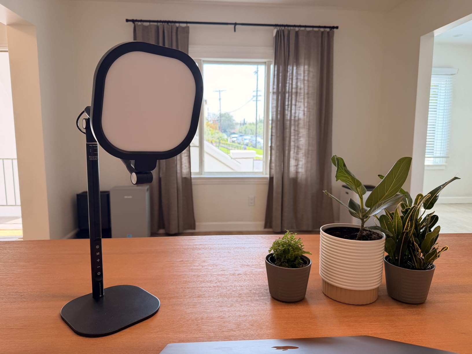 LitONES Tall LED Desk Lamps Home Office, Edge-Lit Eye-Care, 50 Light Modes | 40