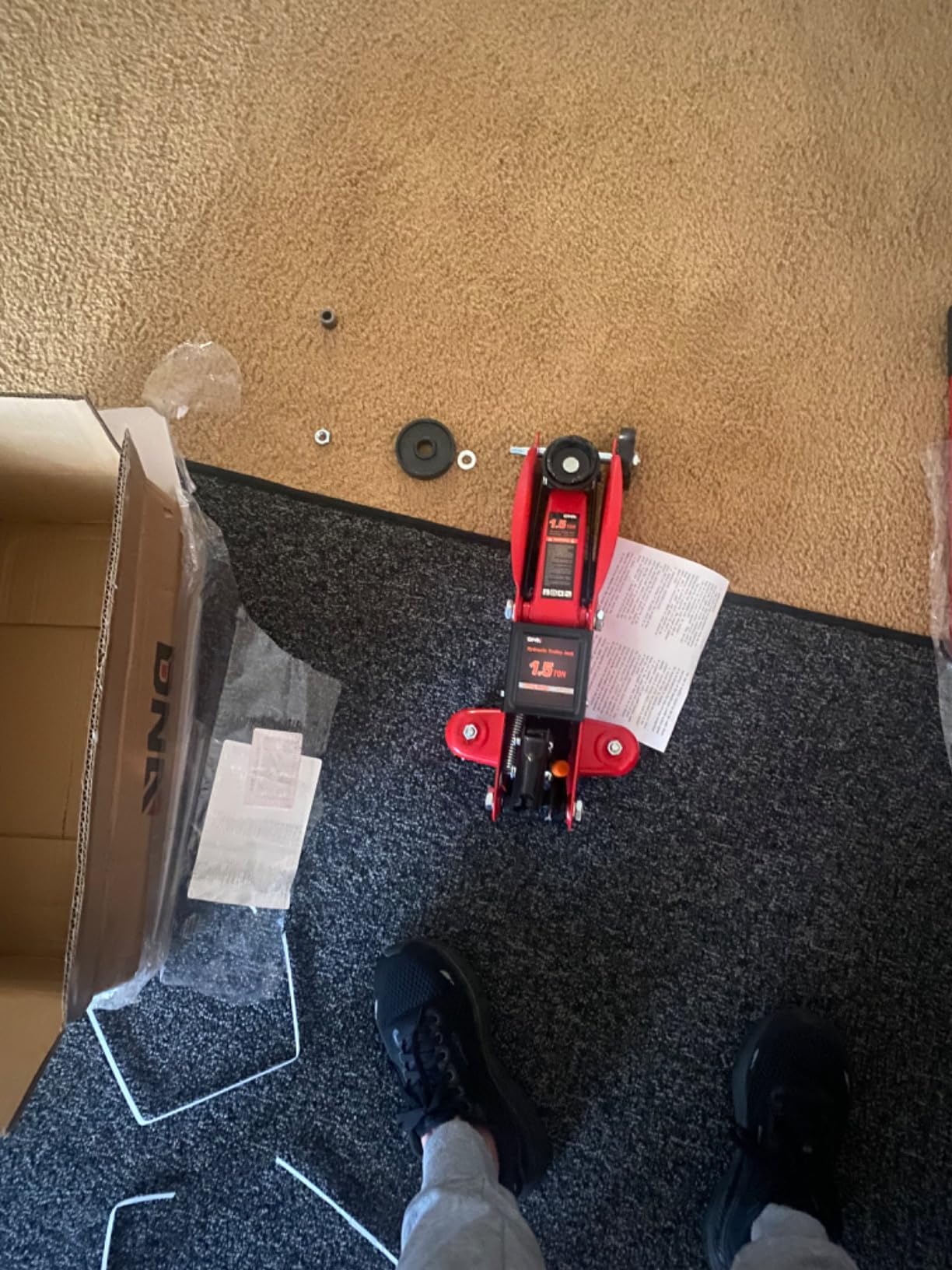 DNA Motoring 1.5 Ton Car Floor Jack Low Profile Hydraulic Trolley Service/Floor Jack, 1.5T / 3000 lbs Capacity customer photo 1