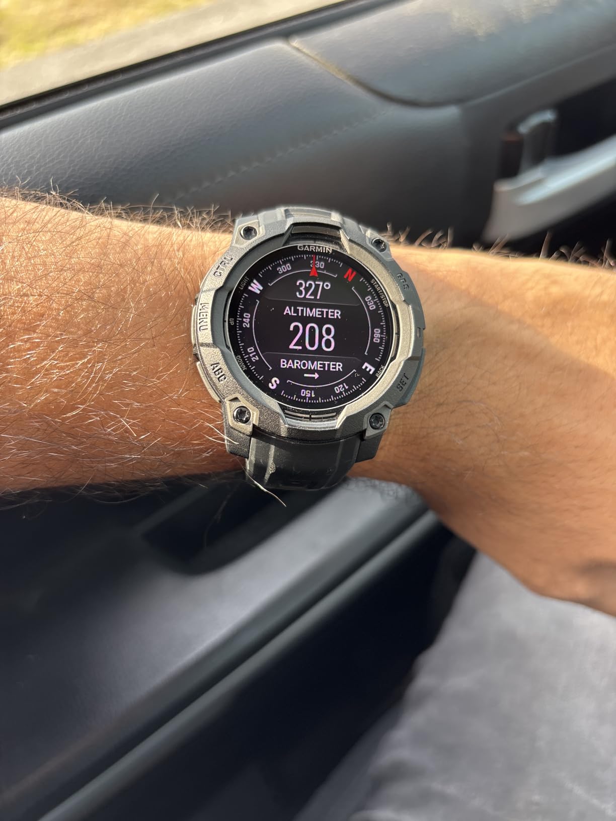 Garmin Instinct® 3 AMOLED, Rugged GPS Smartwatch, 45mm, Black | Bright AMOLED Display, Rugged Design, Metal-Reinforced Bezel, 24/7 Health Monitoring, Built-In Flashlight customer photo 2