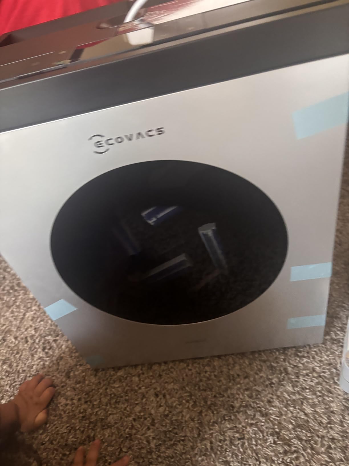 ECOVACS WINBOT W2 PRO Window Cleaning Robot, 3 Nozzles Water Sprayer, 10-Level Protection, Win-SLAM 4.0 Path Planning, Steady-Climbing, Edge Detection, App Control customer photo 2
