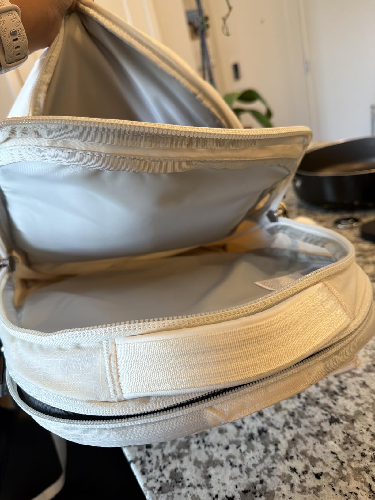 The North Face Women's Borealis Backpack, Bl Flax/Twilight Galaxy, OS | Everyday Travel Bag, Laptop Sleeve, Reflective Details customer photo 2
