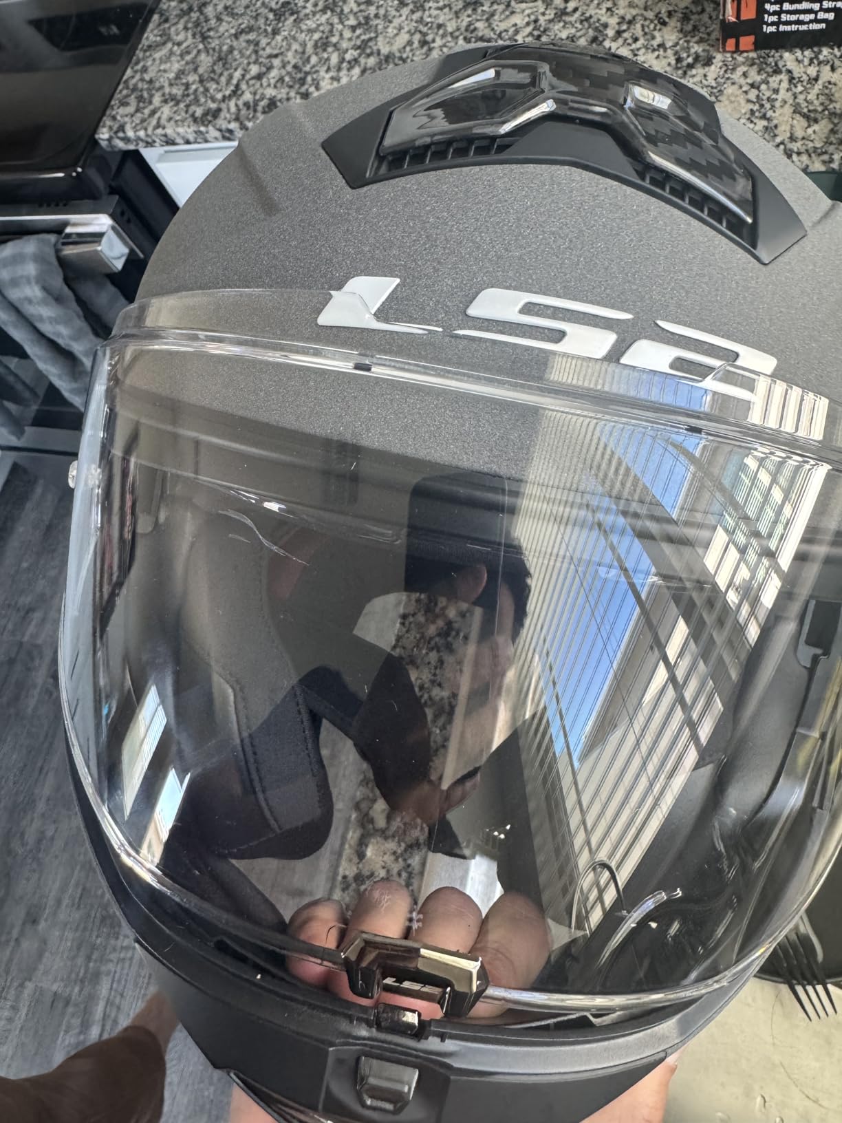 LS2 Helmets Advant II Modular Motorcycle Helmet W/SunShield customer photo 1