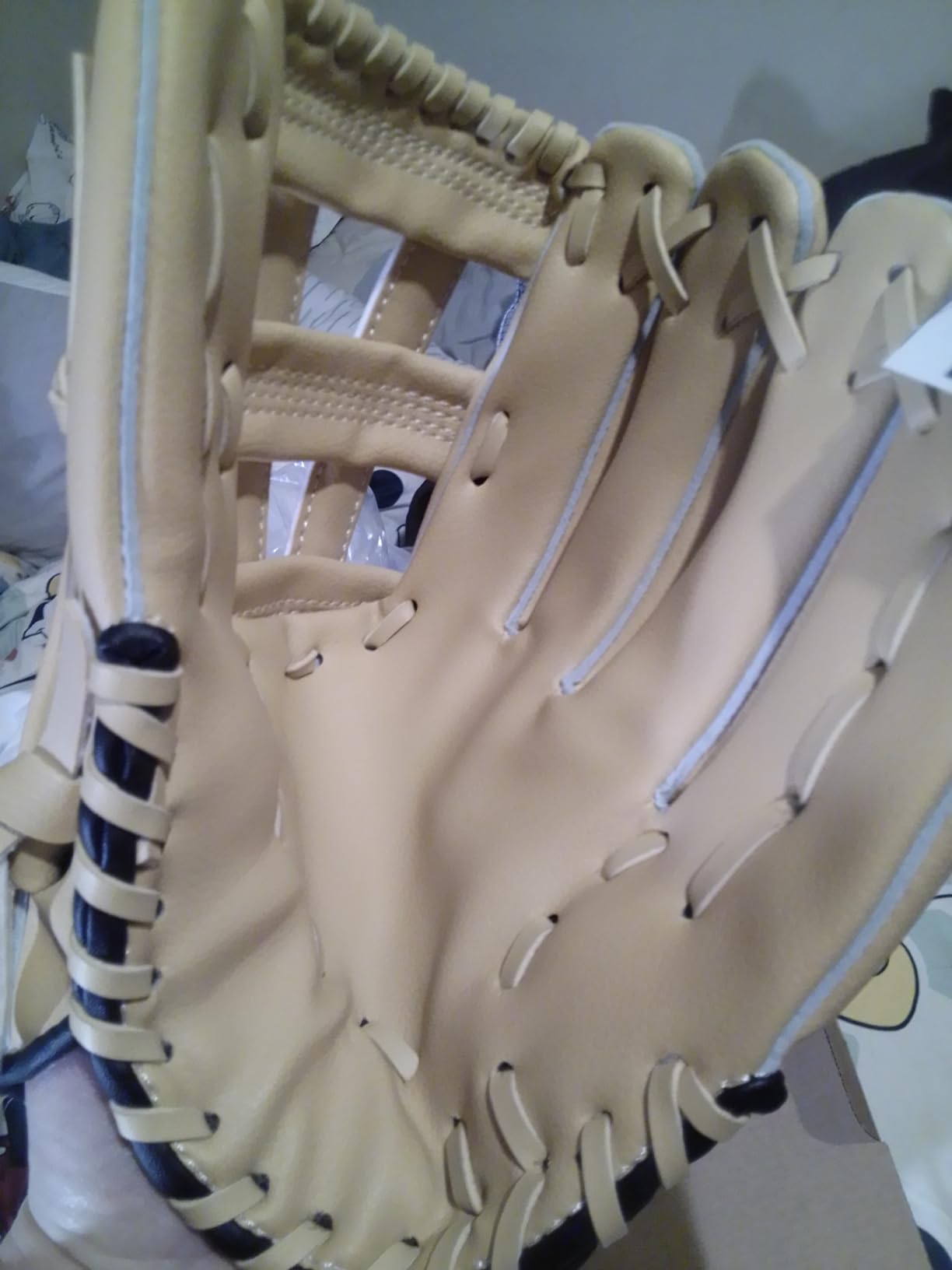 Baseball Catcher Glove,Baseball and Softball Catcher's Mitt for Kid Youth Aldult customer photo 1